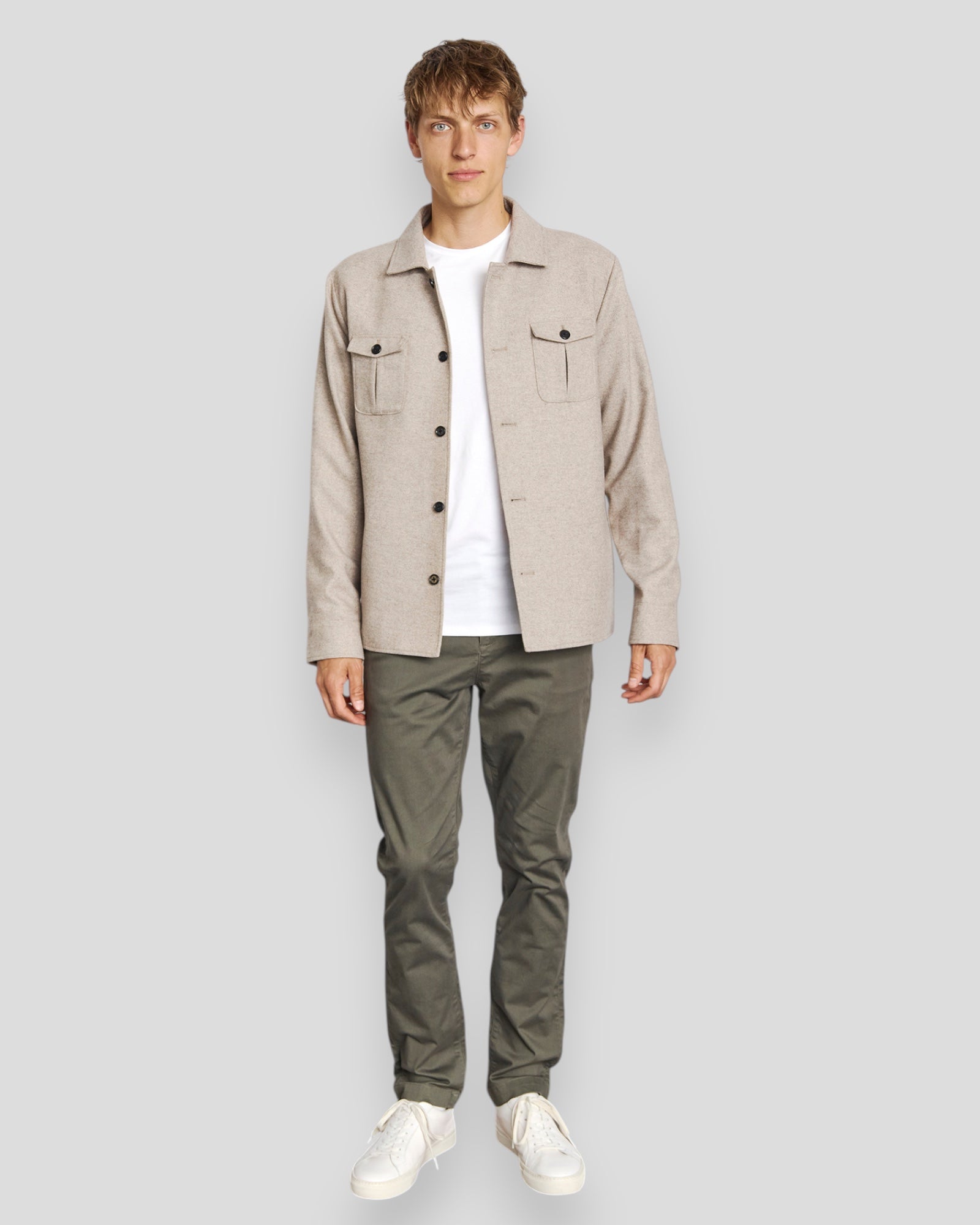 Levante Classic Overshirt - Light Brown