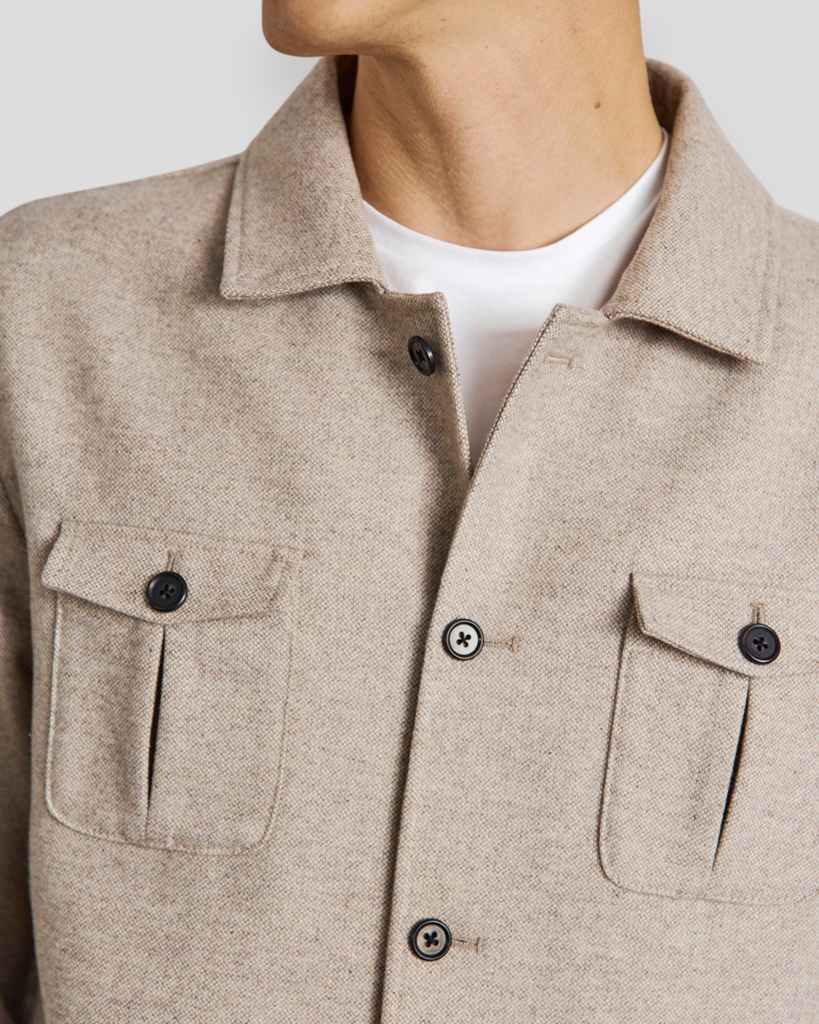 Levante Classic Overshirt - Light Brown