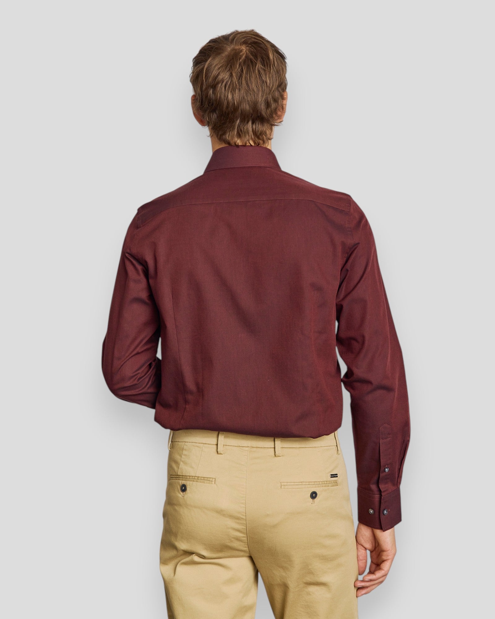 Manny Modern Fit Shirt - Burgundy