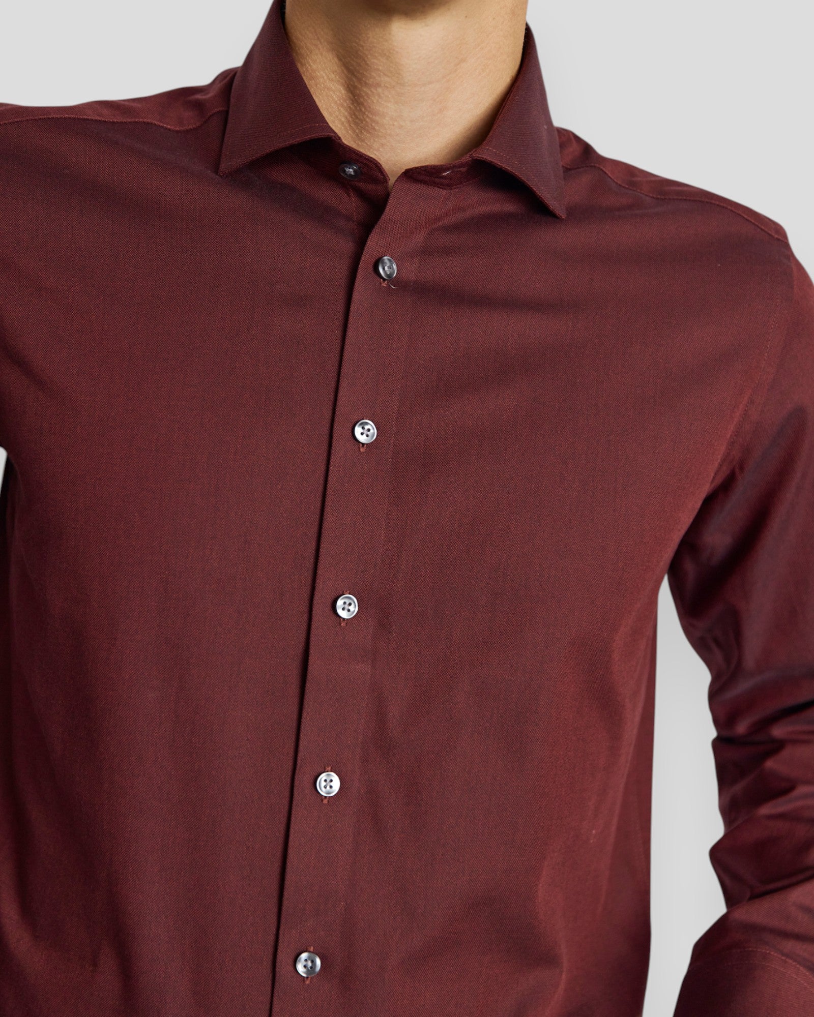 Manny Modern Fit Shirt - Burgundy