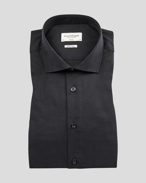 Miles Slim Fit Shirt - Black