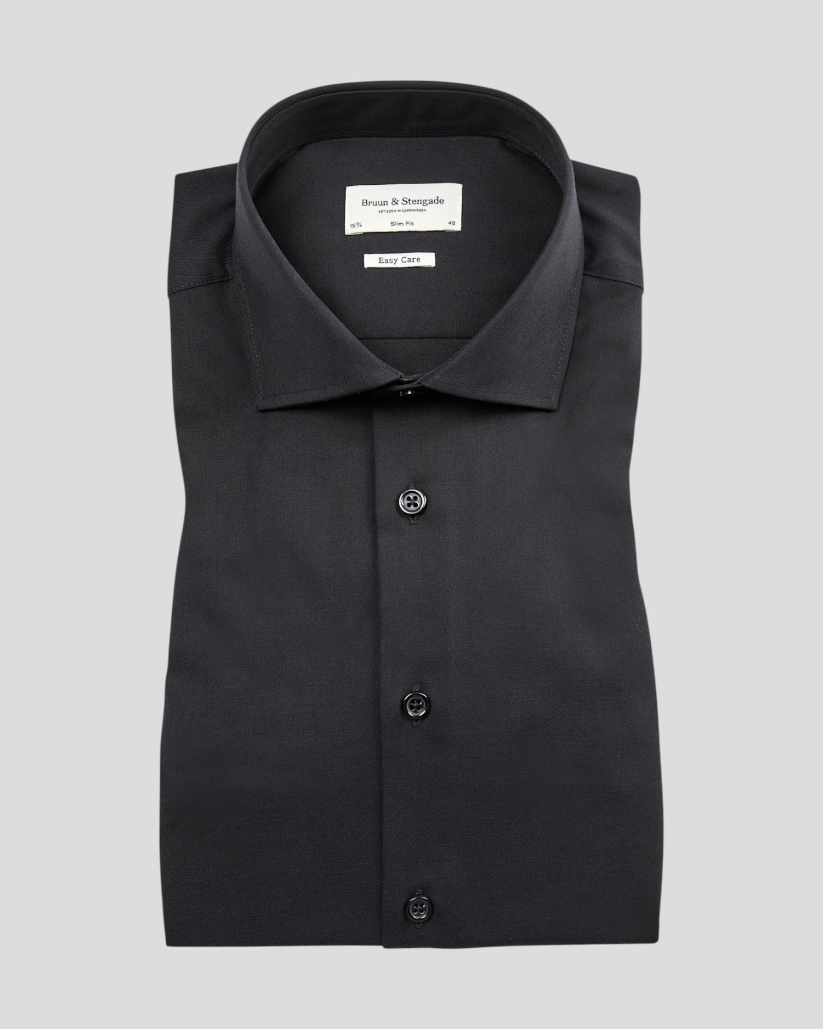 Miles Slim Fit Shirt - Black