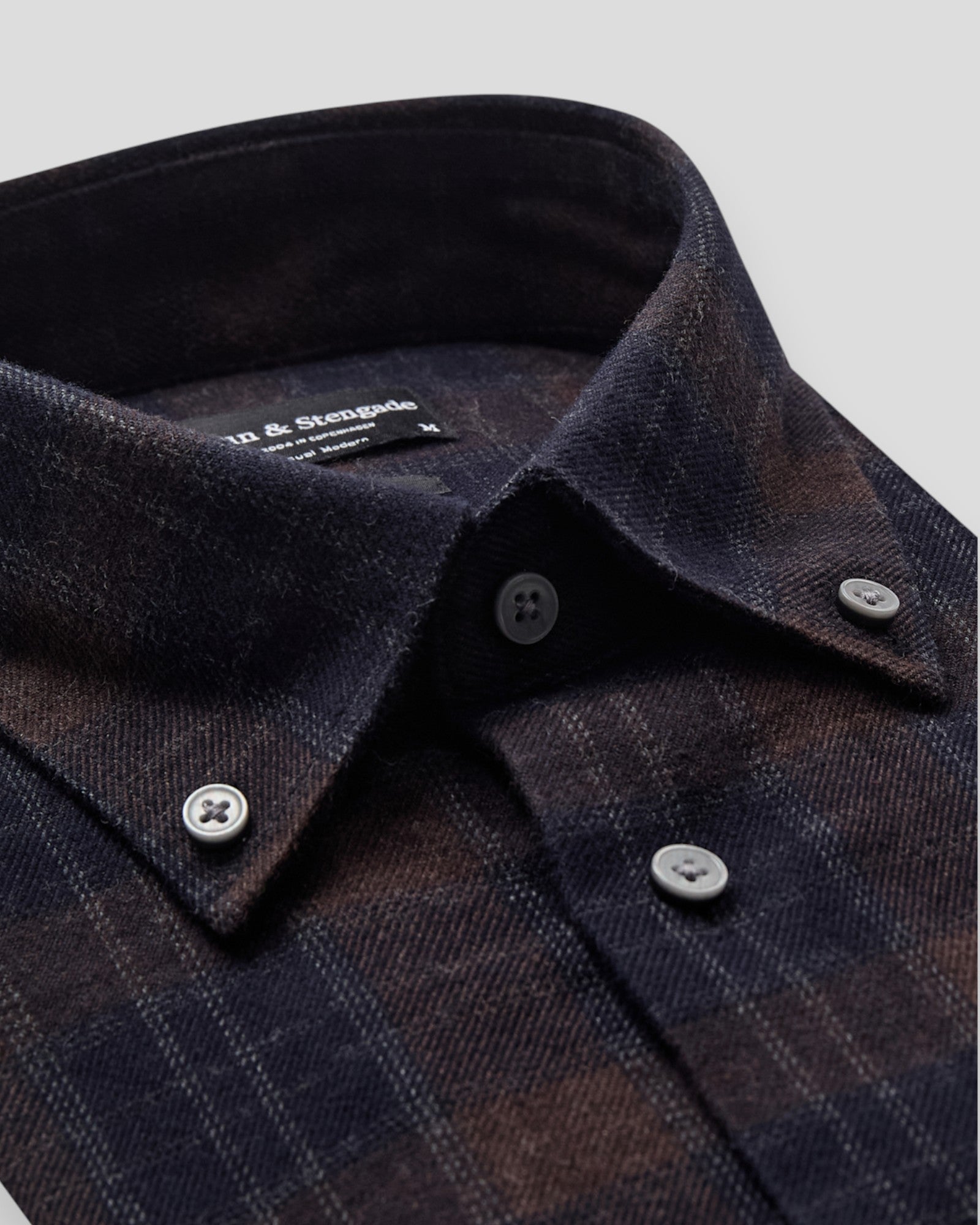 Norodom Casual Modern Fit Shirt - Brown