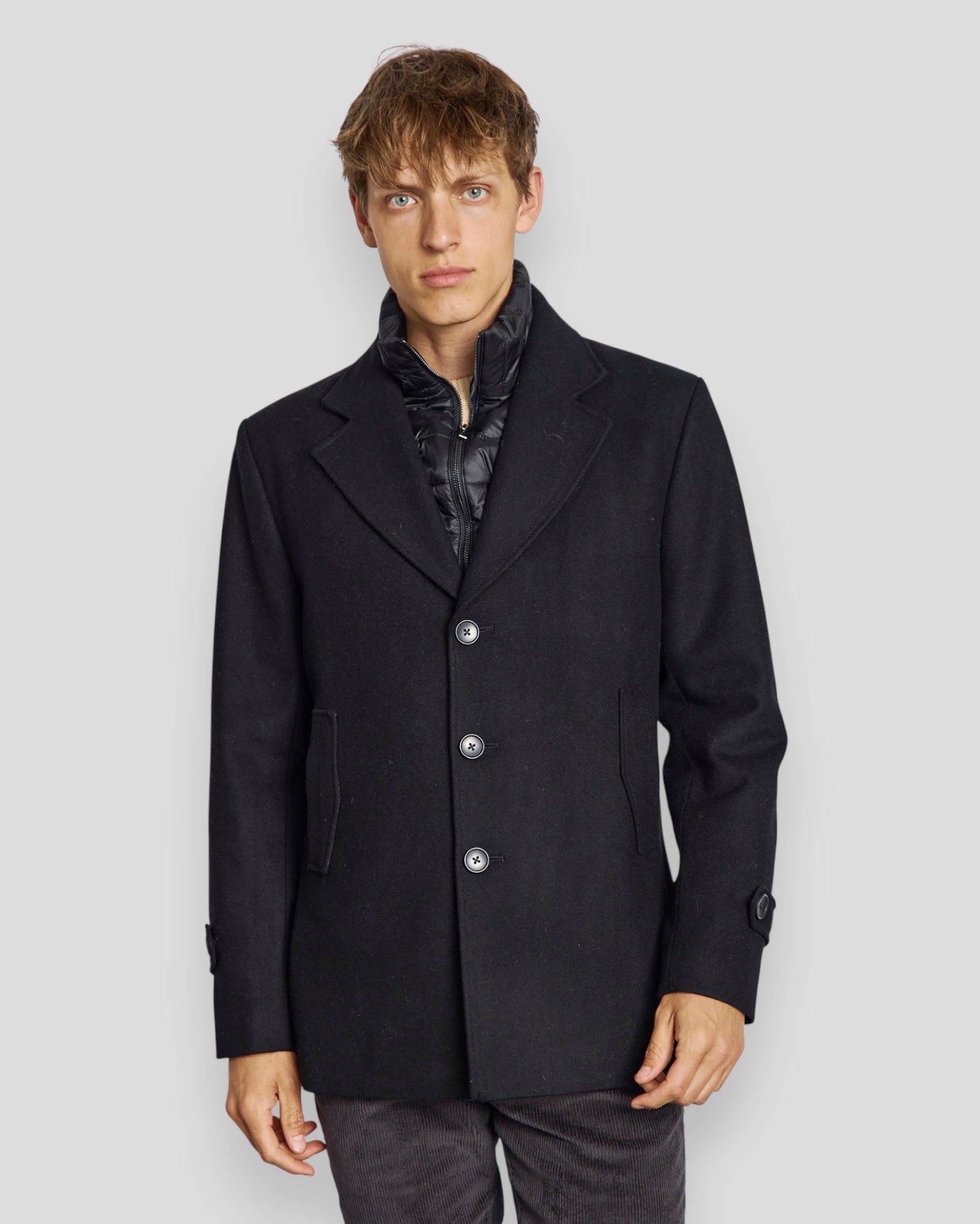 Northland Regular Fit Coat - Black