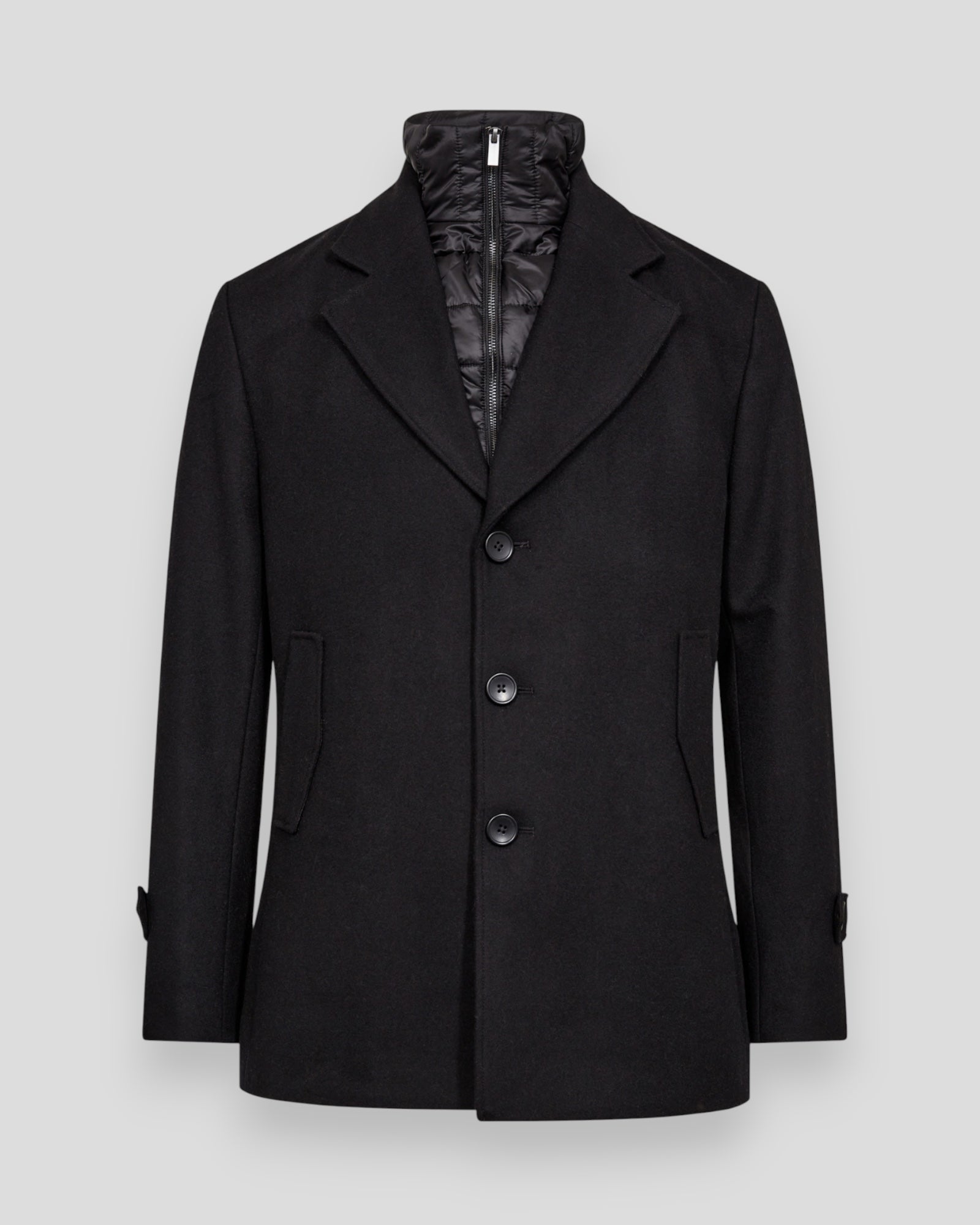 Northland Regular Fit Coat - Black
