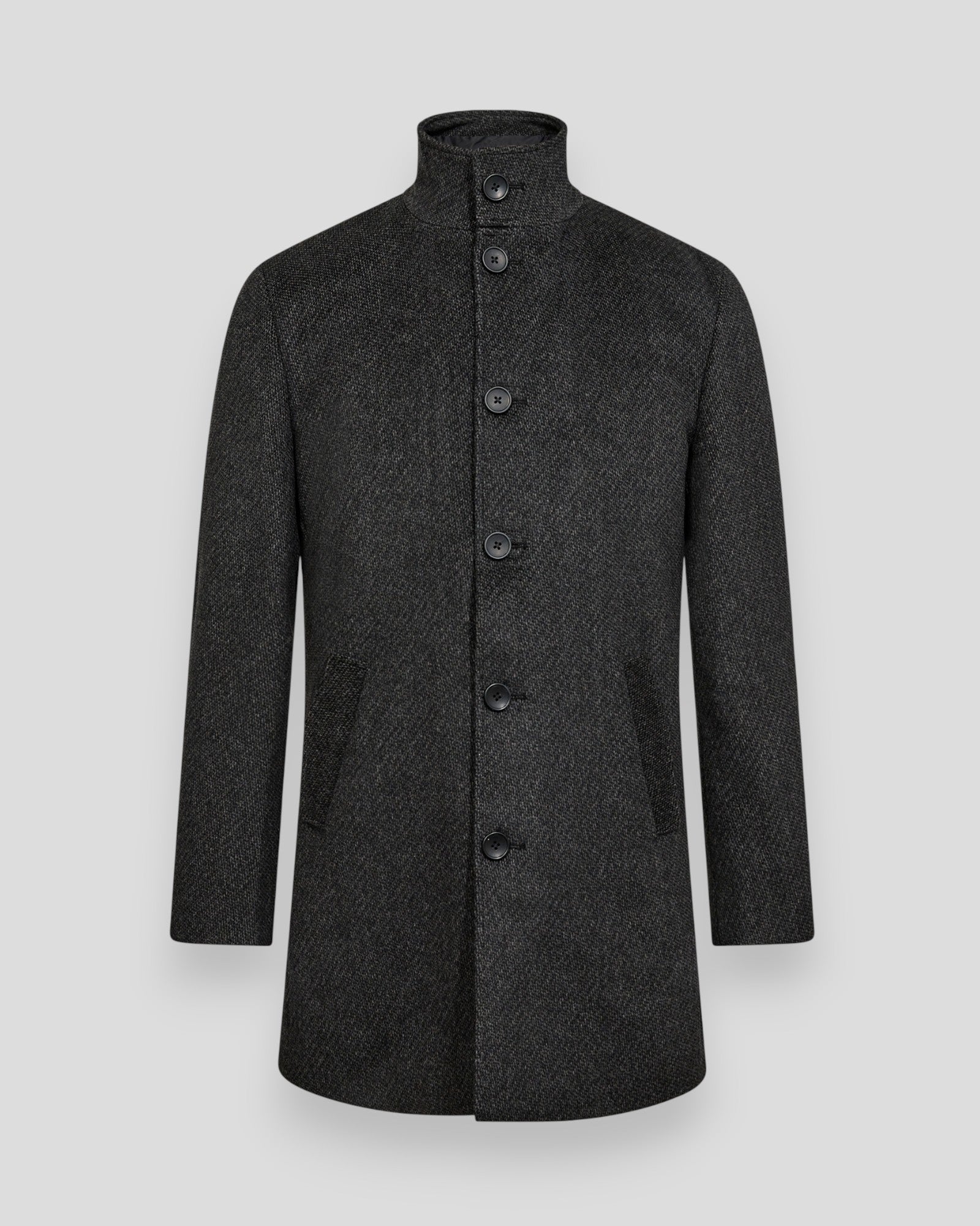 Ontario Slim Fit Coat - Dark Grey