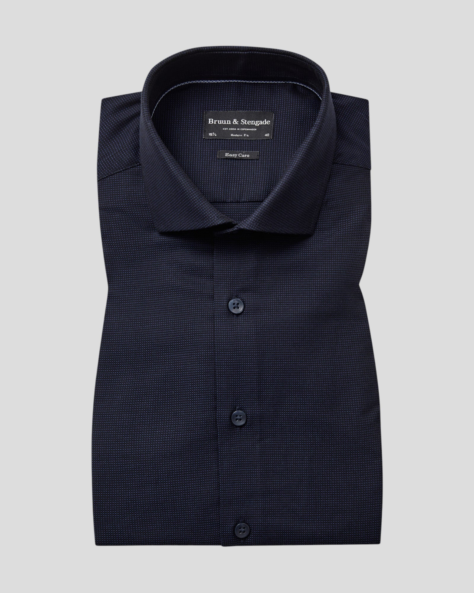 Riordan Modern Fit Shirt - Navy