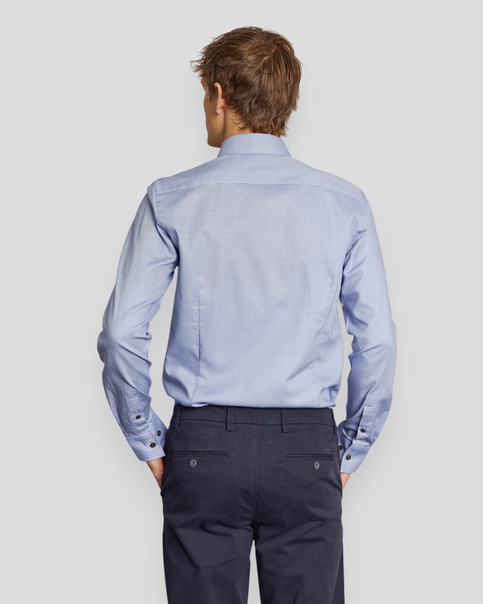 Seager Slim Fit Shirt - Dark Blue