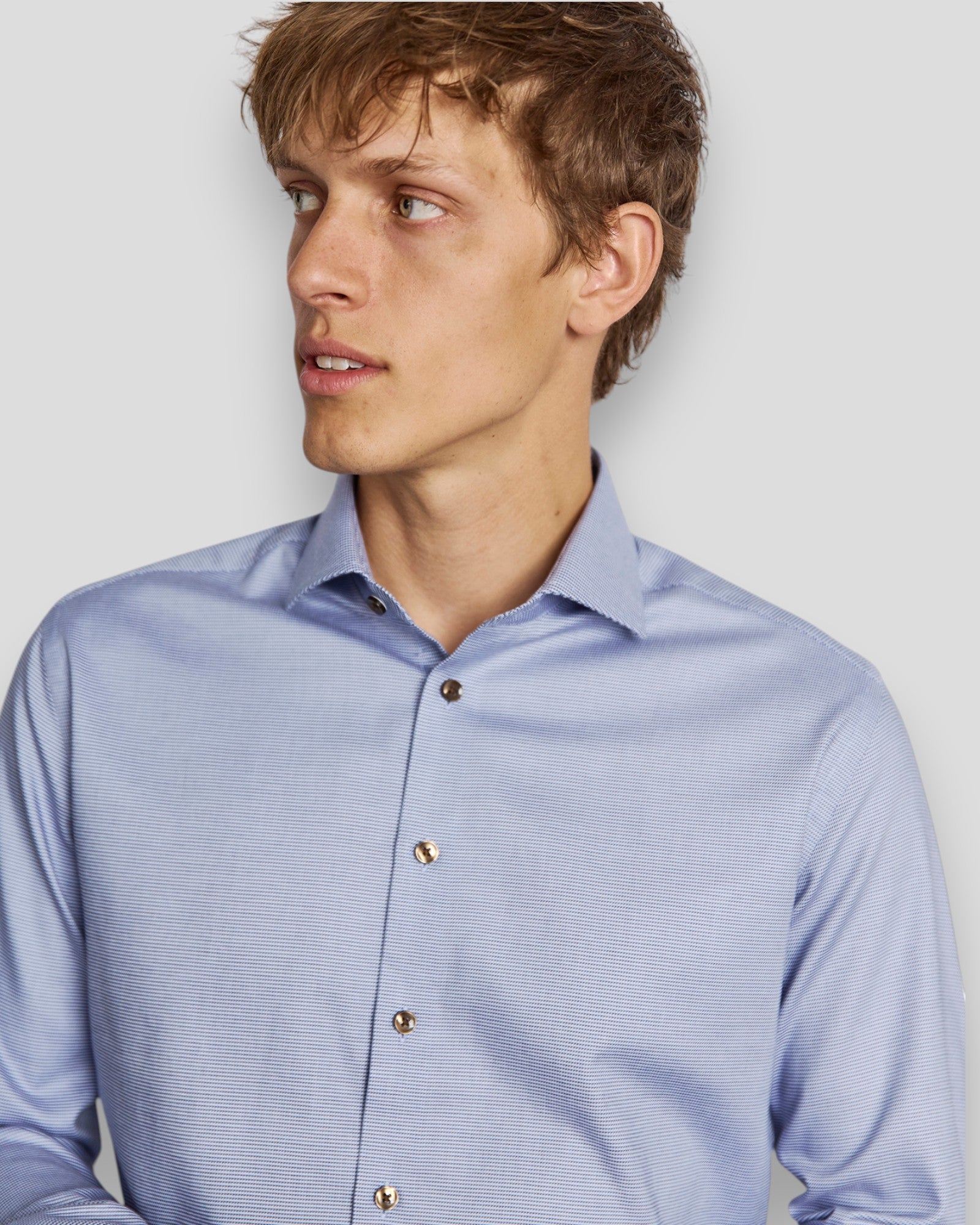 Seager Slim Fit Shirt - Dark Blue