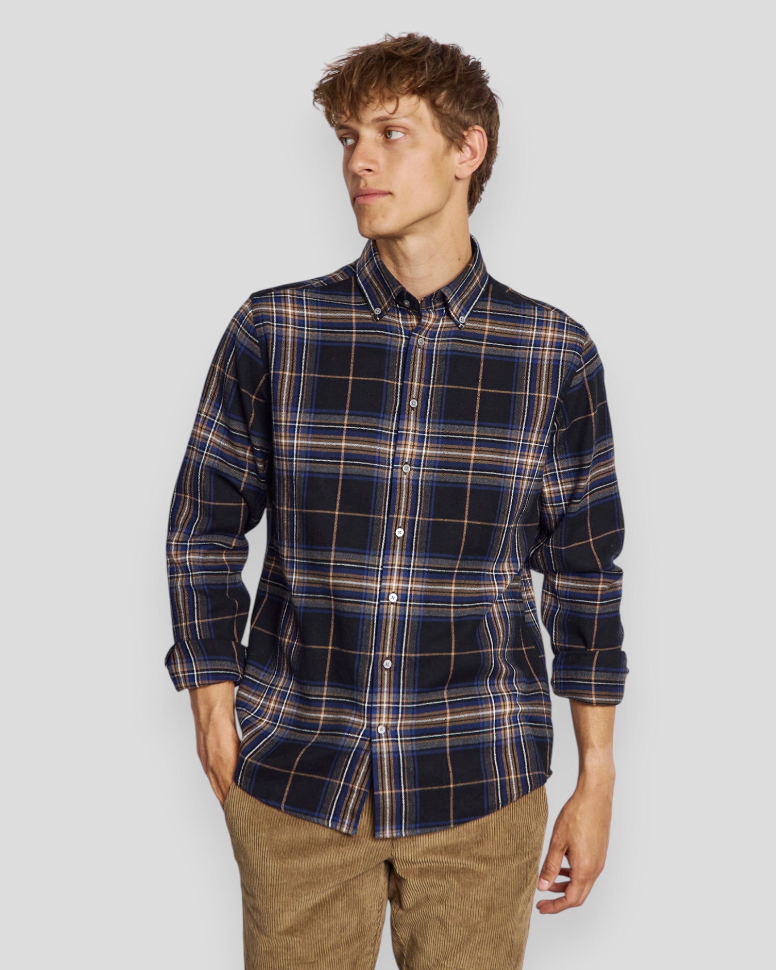 Shanin Casual Modern Fit Shirt - Blue