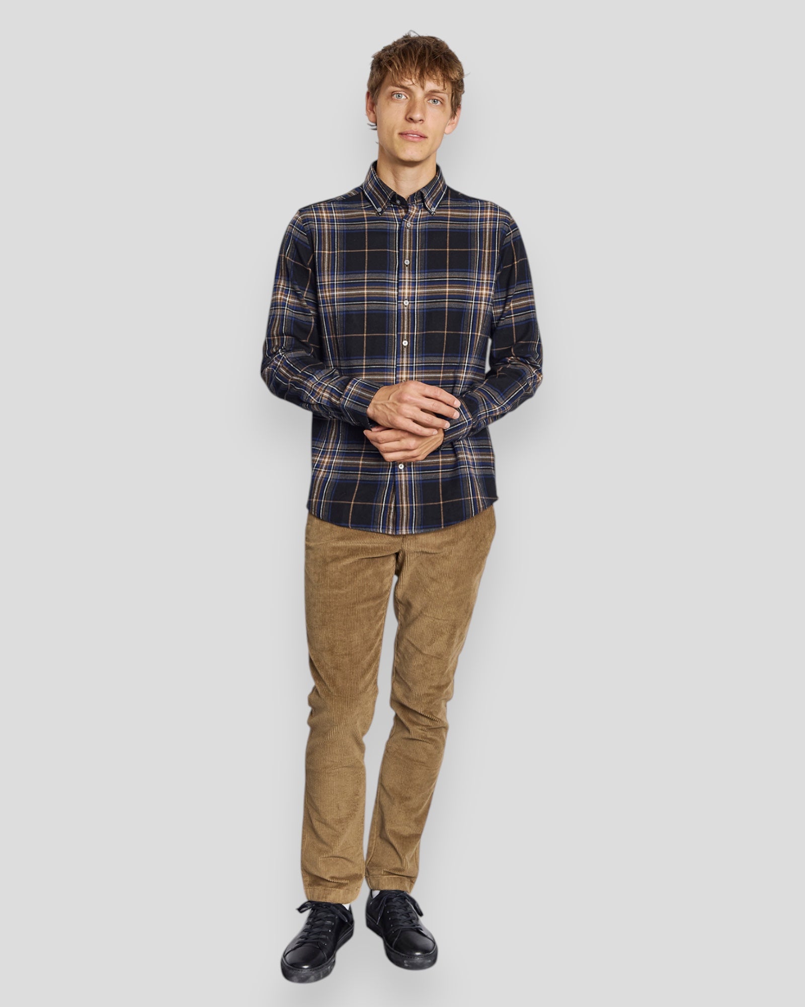 Shanin Casual Modern Fit Shirt - Blue