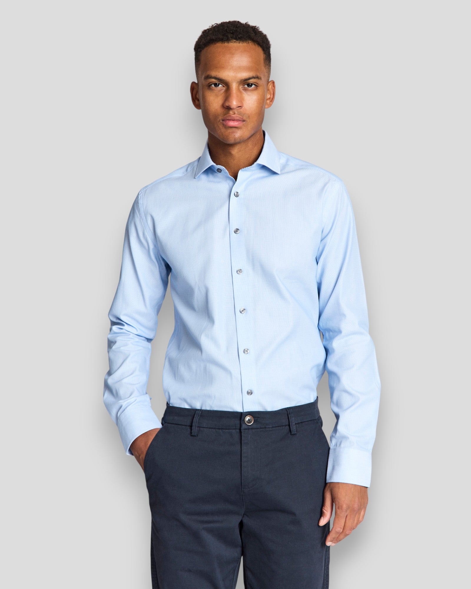 Sliskovic Slim Fit Shirt - Light Blue