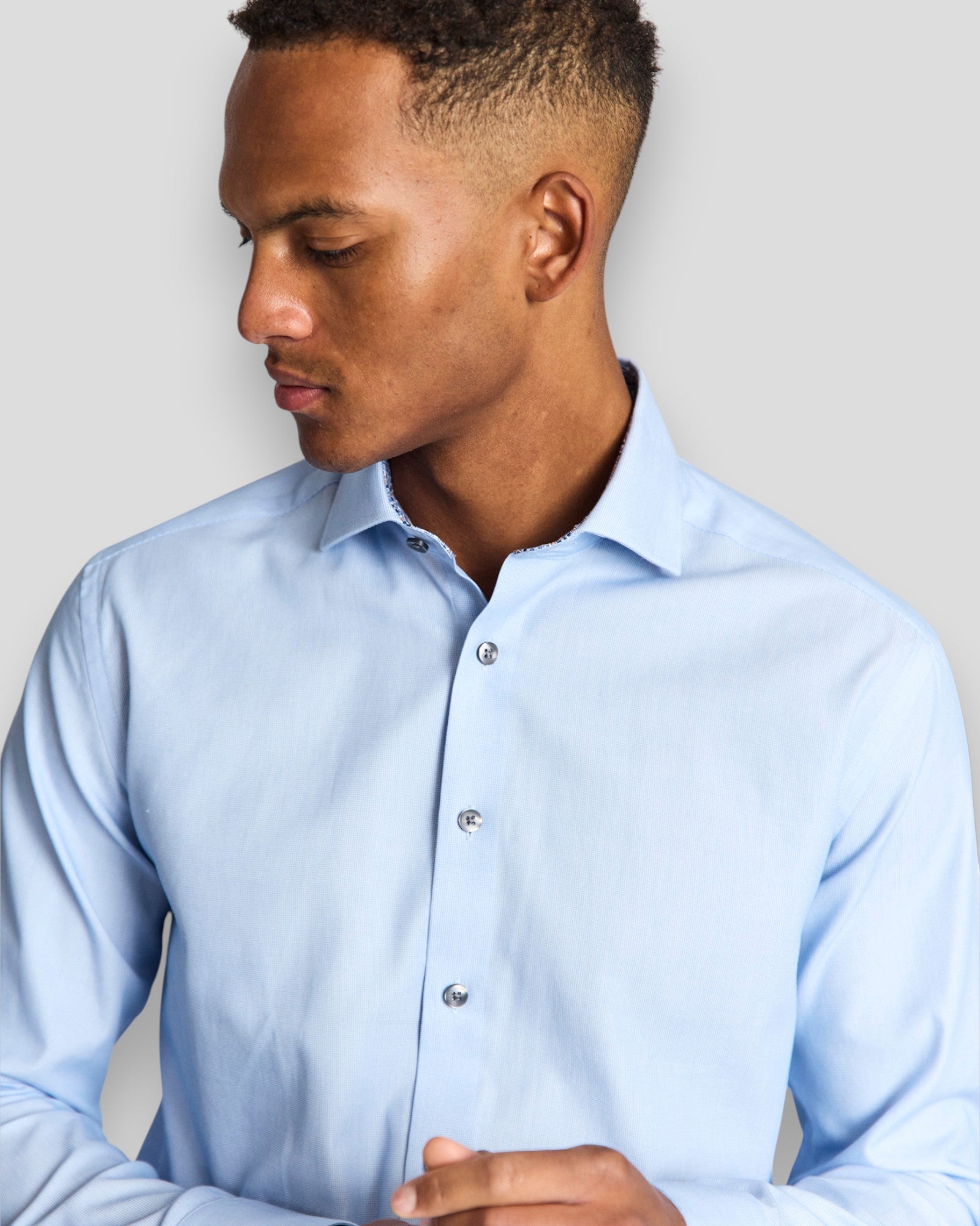 Sliskovic Slim Fit Shirt - Light Blue