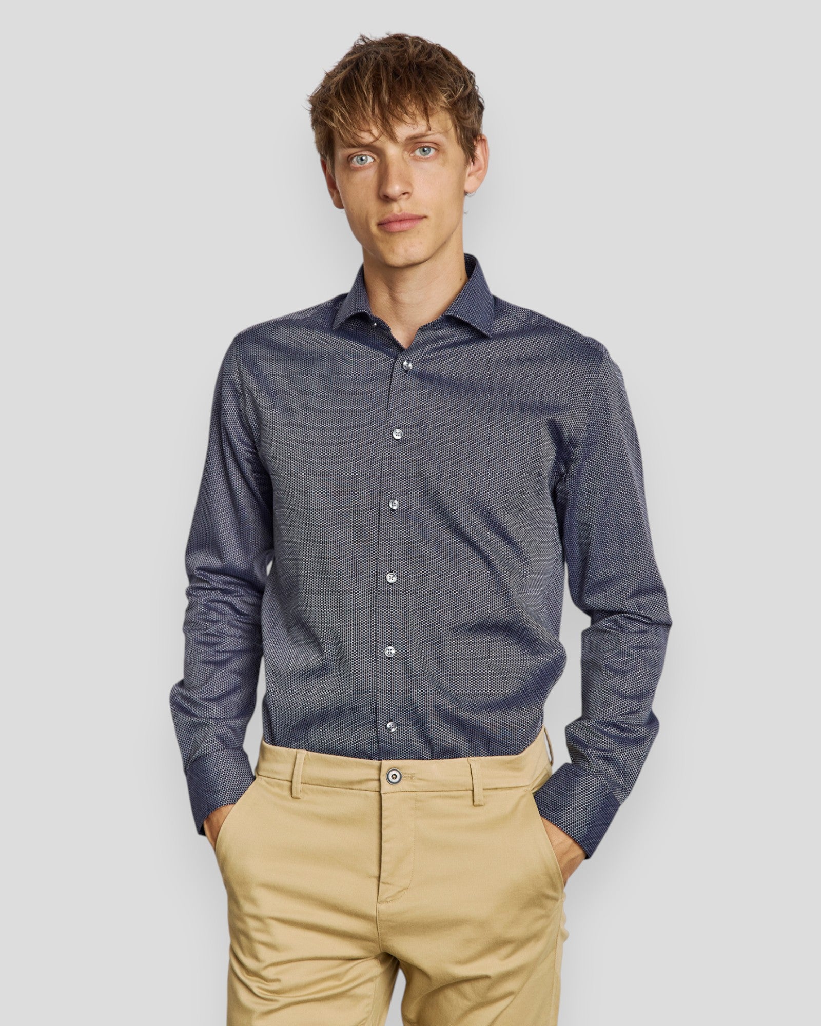 Sonny Modern Fit Shirt - Navy