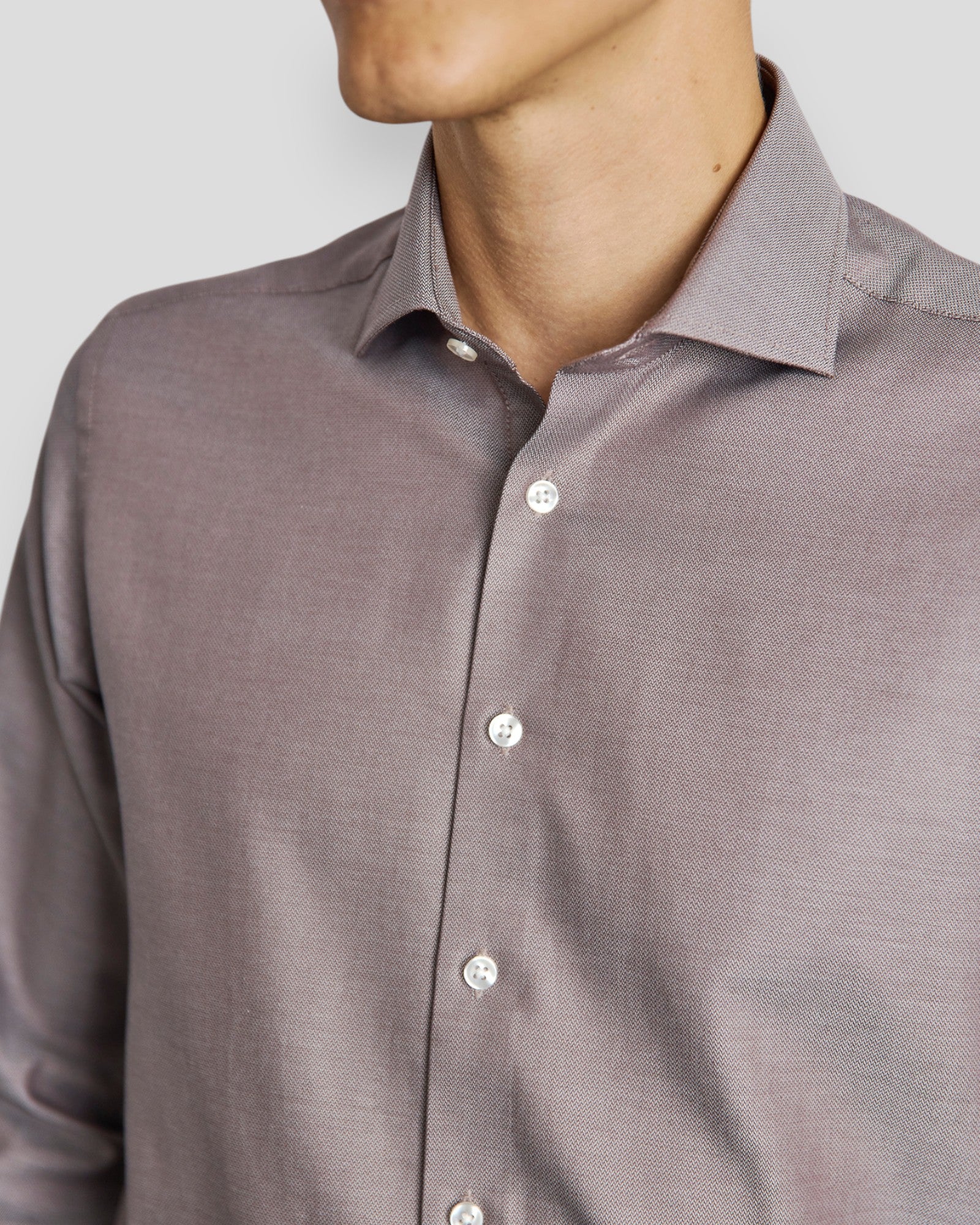 Spencer Modern Fit Shirt - Brown