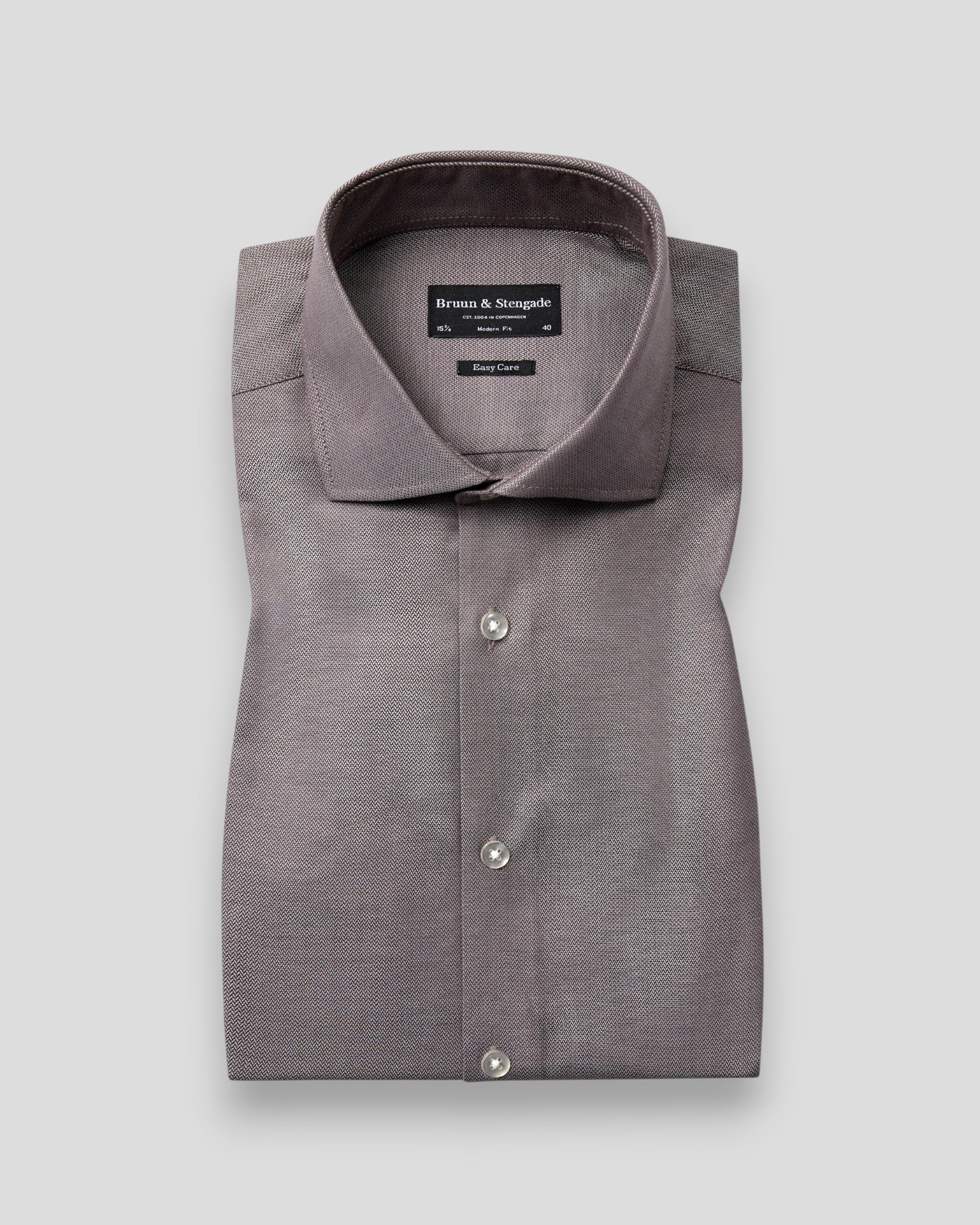 Spencer Modern Fit Shirt - Brown