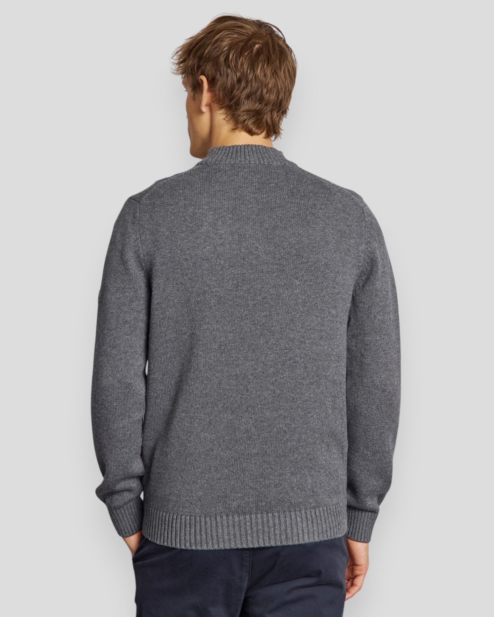 Stian Regular Fit Knitwear - Grey