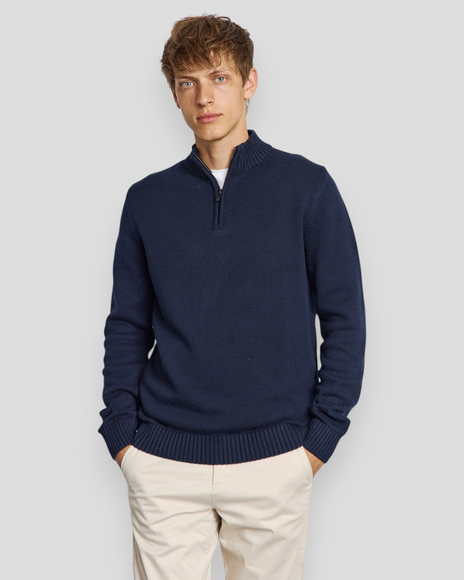 Stian Regular Fit Knitwear - Navy