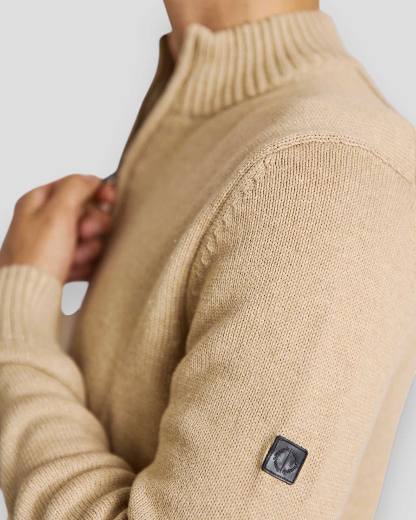 Stian Regular Fit Knitwear - Sand