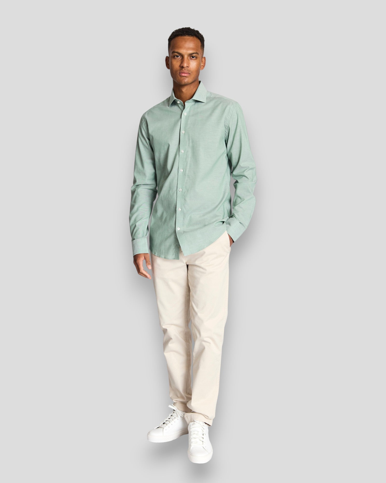Striek Modern Fit Shirt - Green