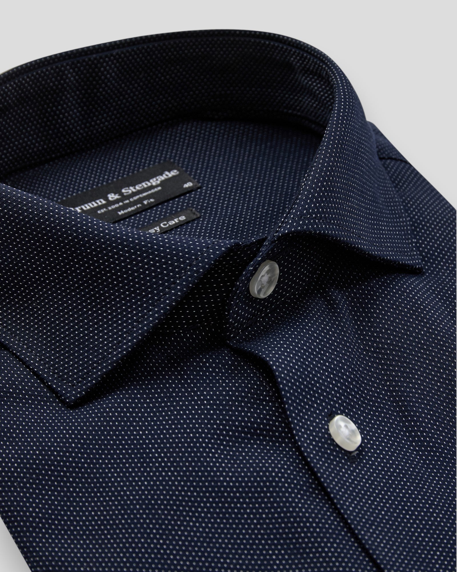 Toft Modern Fit Shirt - Navy