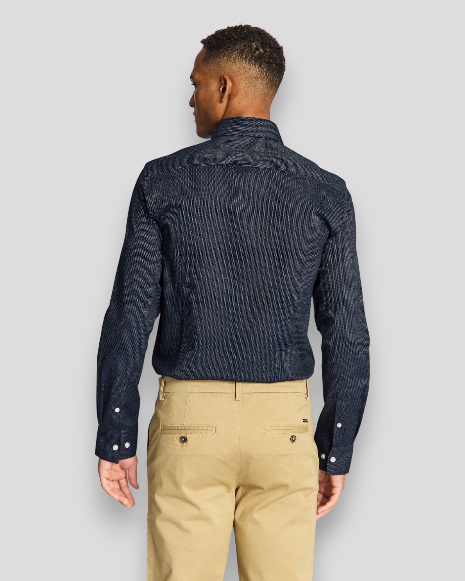 Toft Modern Fit Shirt - Navy