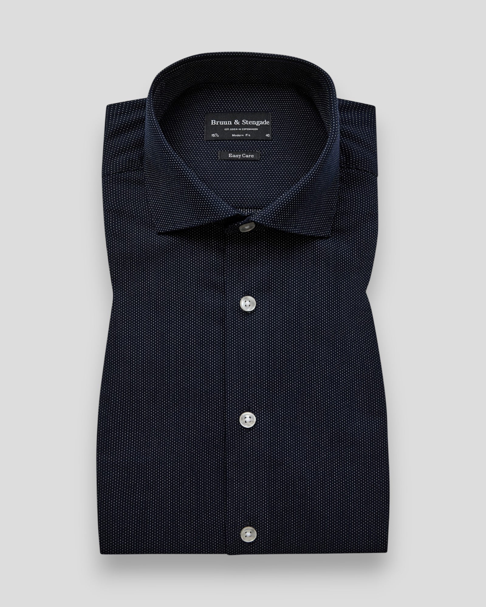 Toft Modern Fit Shirt - Navy