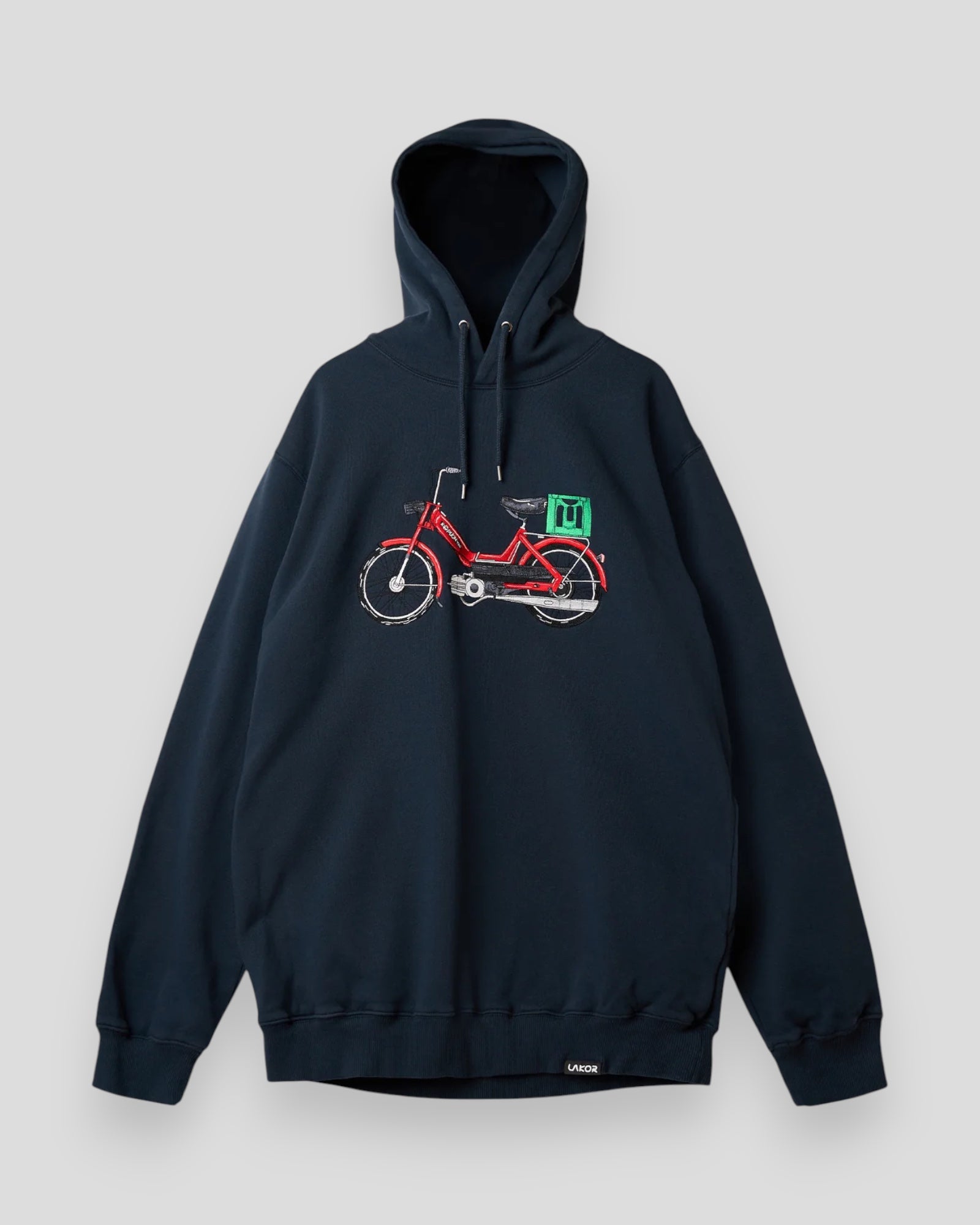 Red Maxi Hoodie - Blueberry