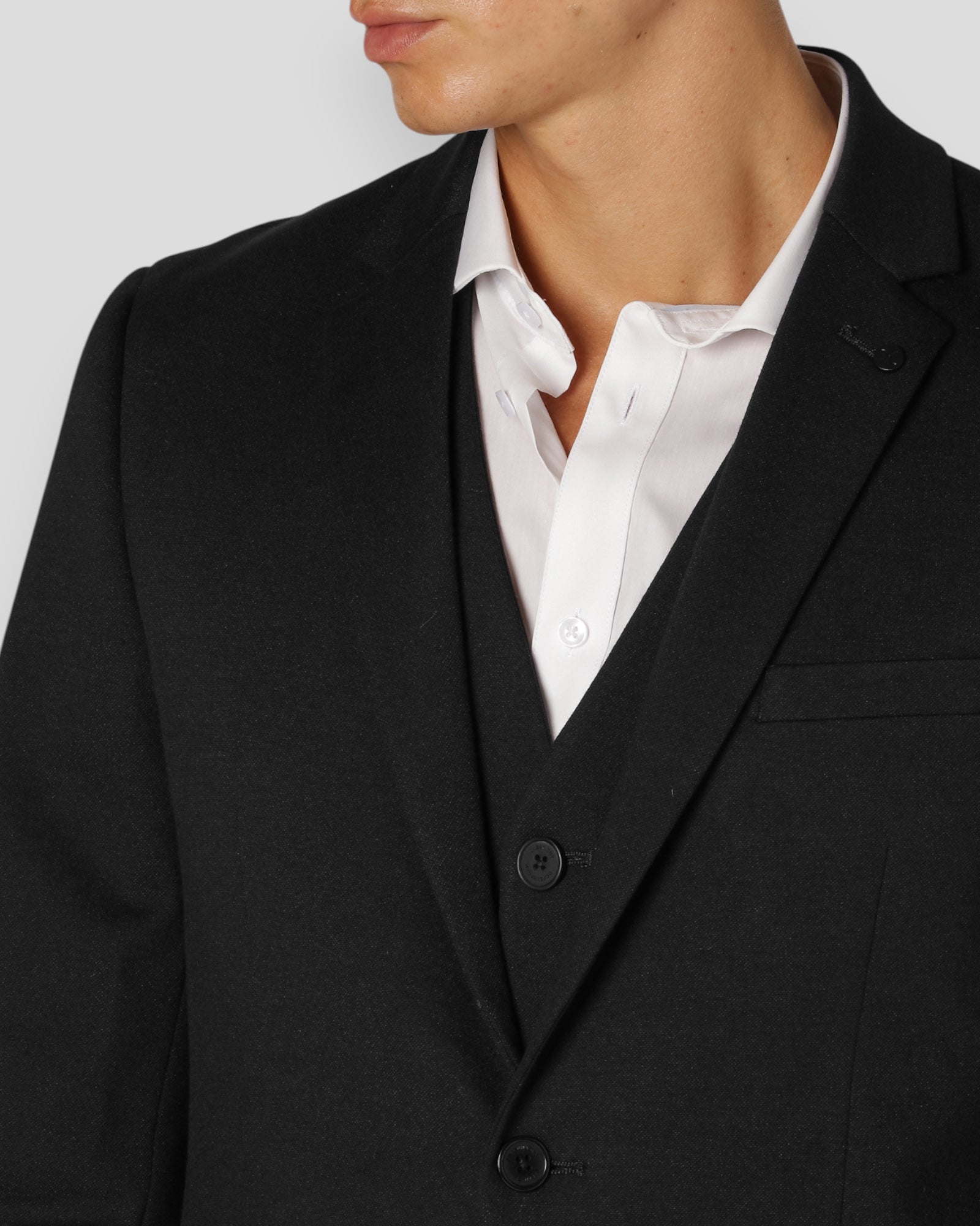 Milano Jersey Blazer - Black