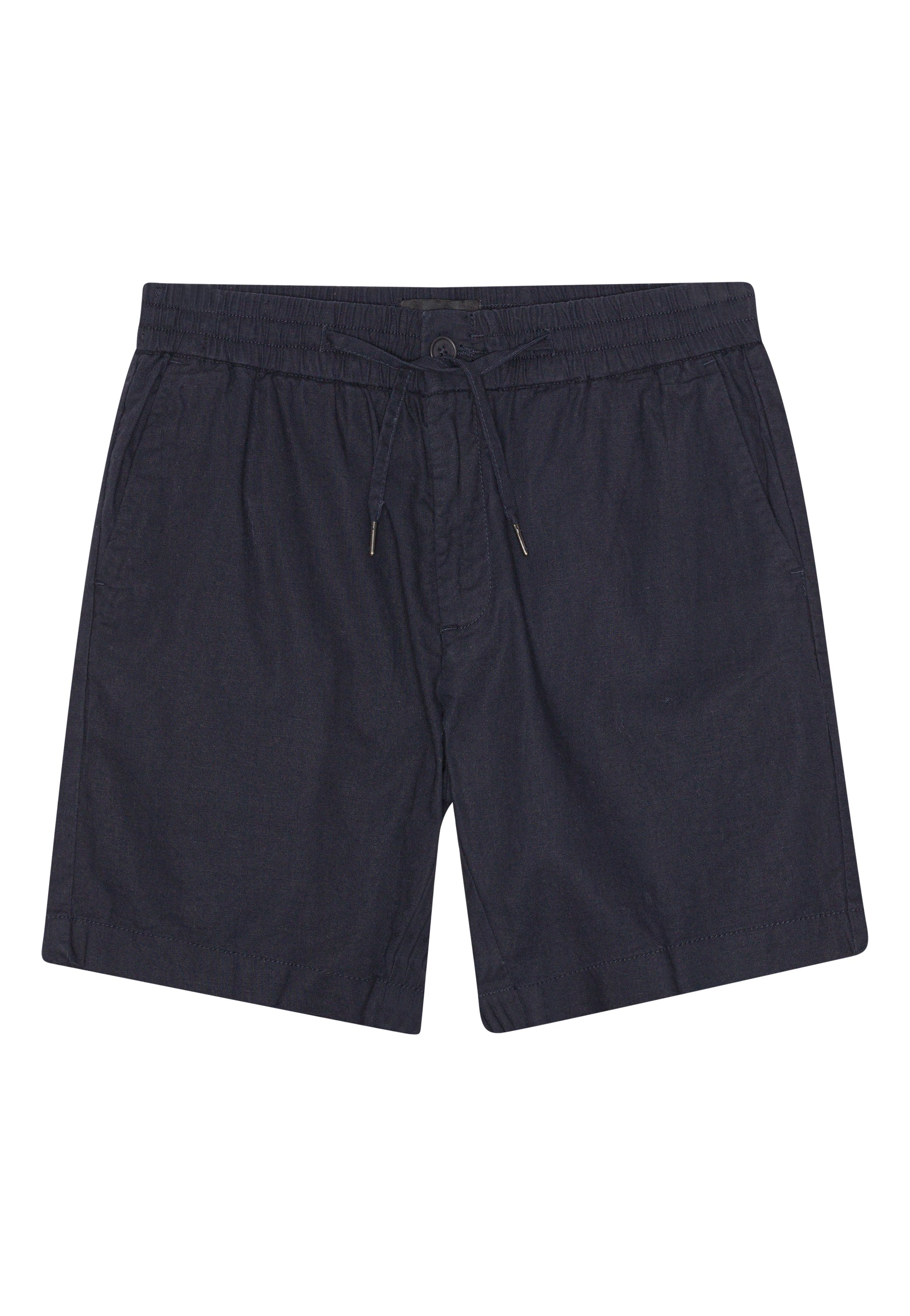 Barcelona Cotton / Linen Shorts - Navy