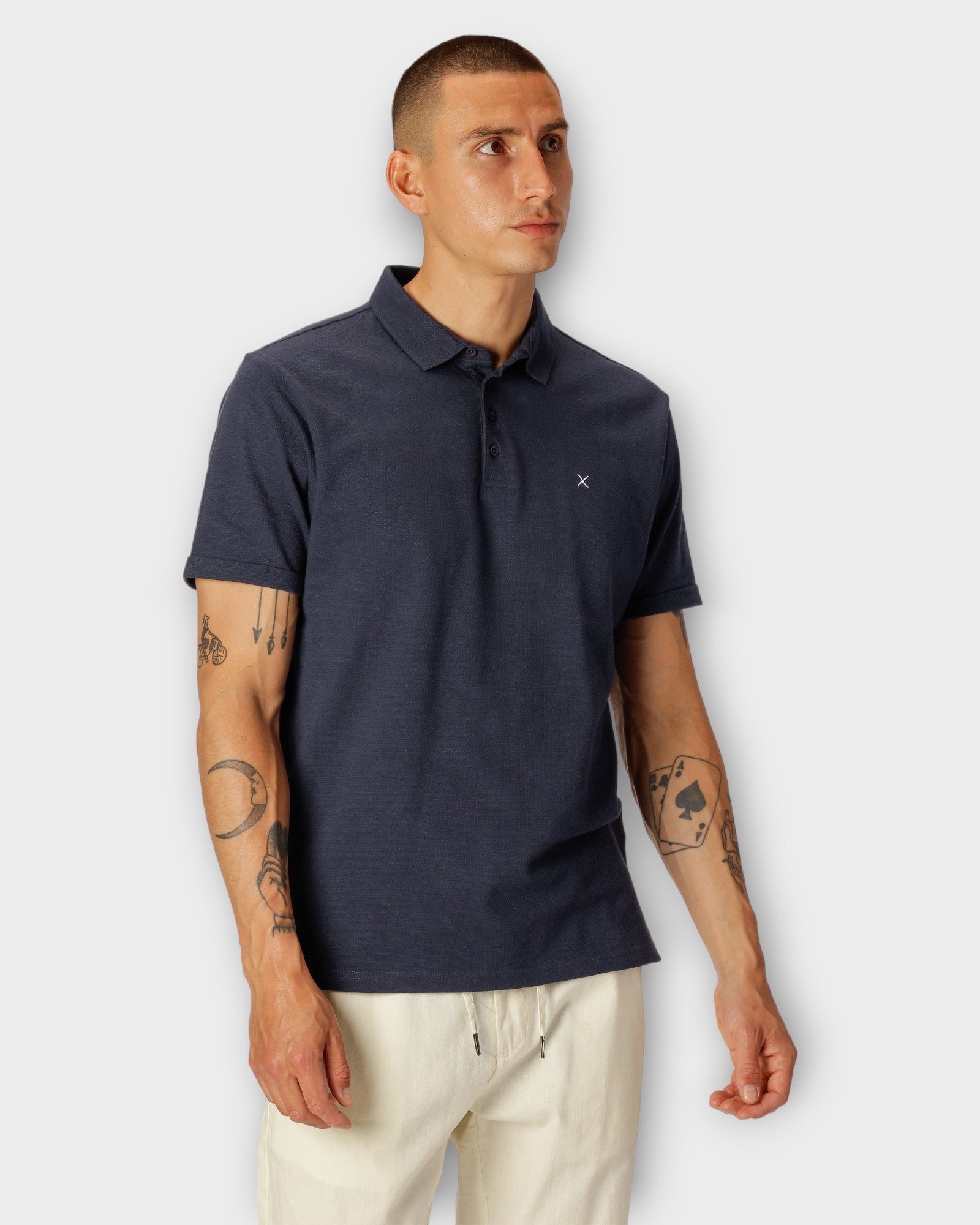 Silkeborg Stretch Polo - Navy