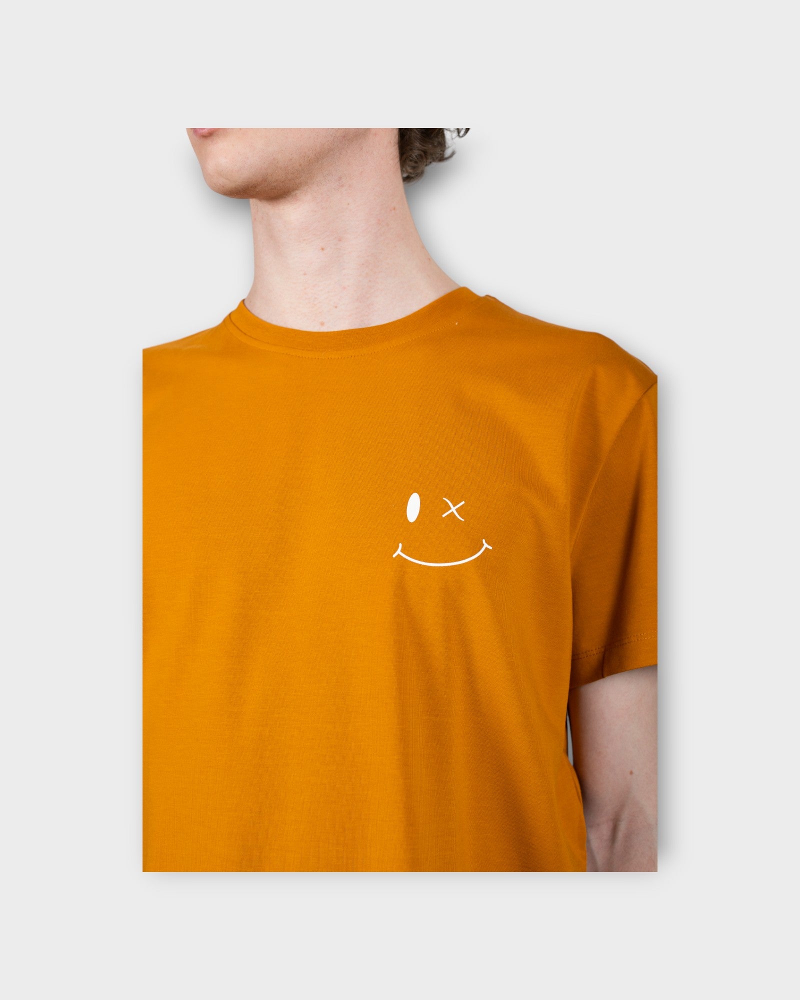 Patrick Organic Tee - Rust Orange