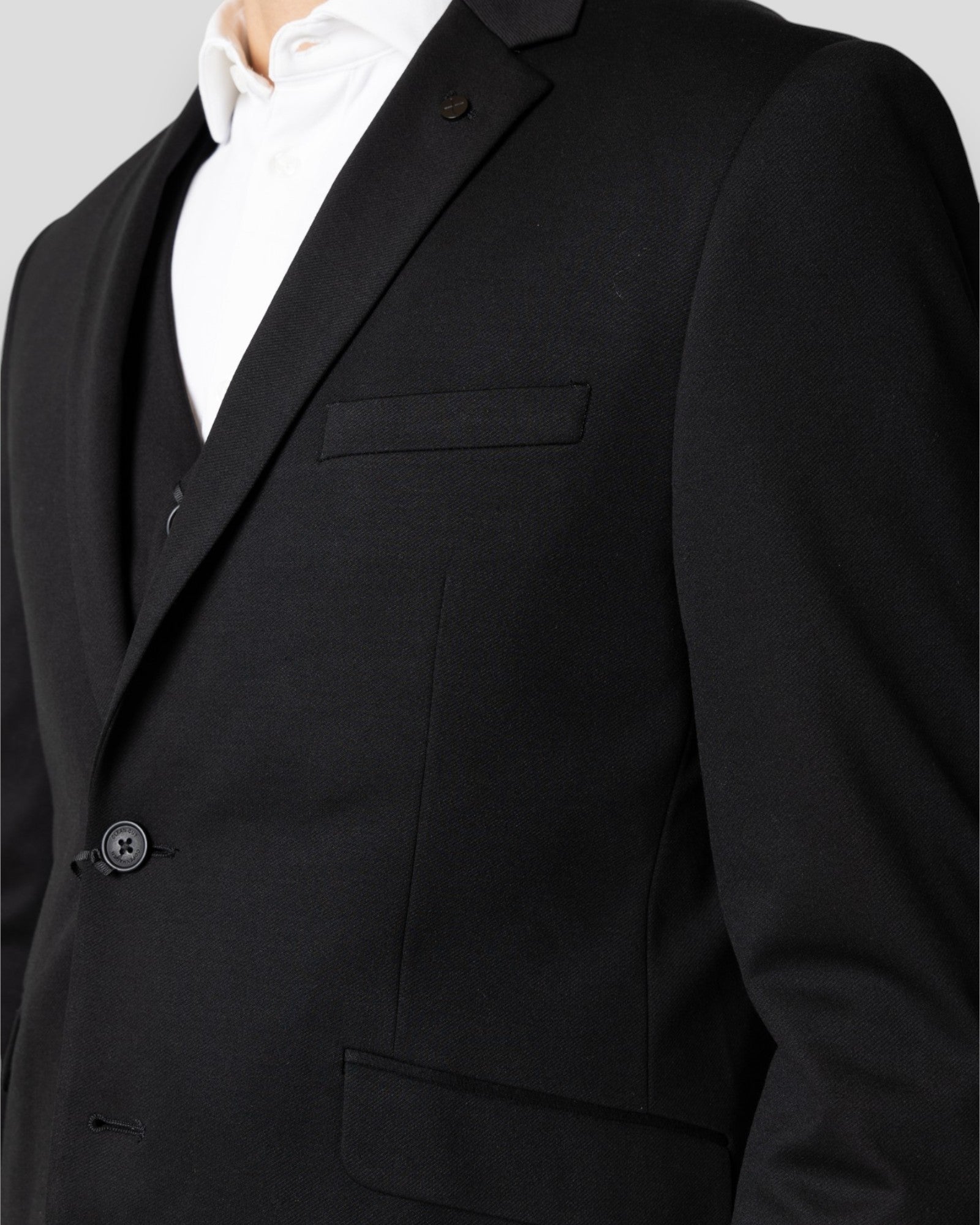 Brendon Jersey Blazer - Black