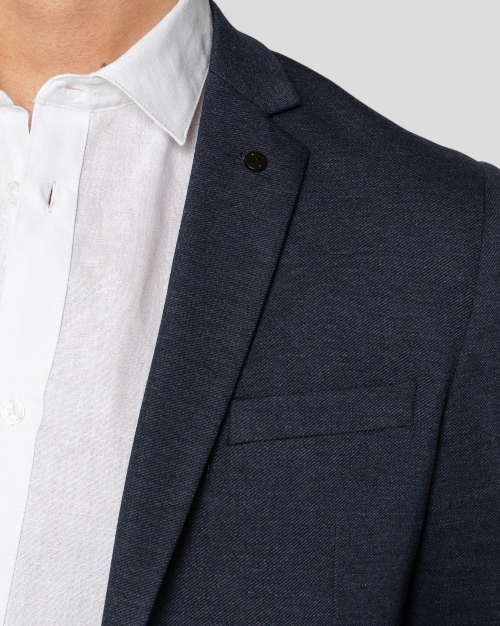 Brendon Jersey Blazer - Navy