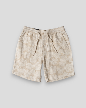 Amsterdam Carter Linen Shorts - Ecru