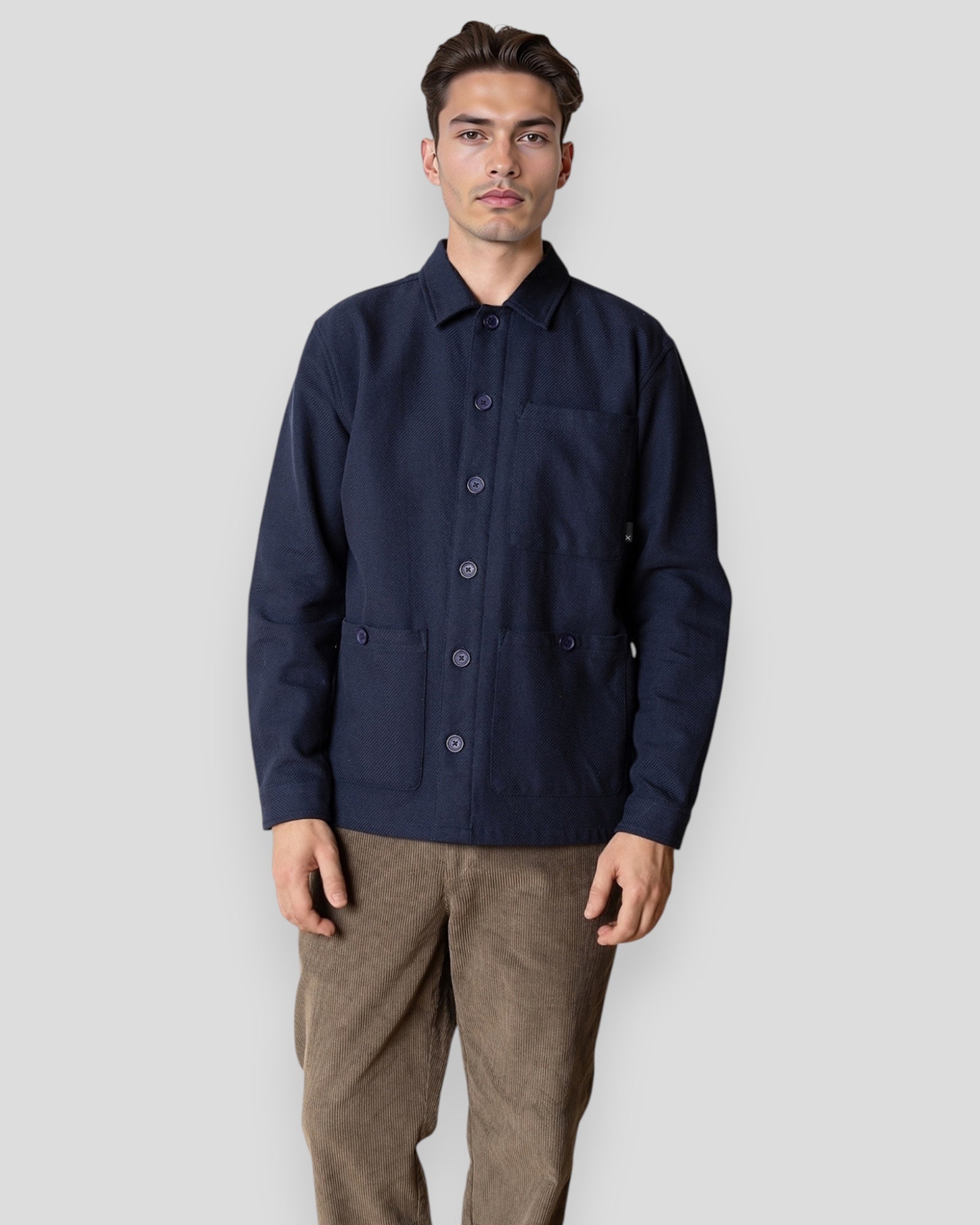 Axel Overshirt - Dark Navy