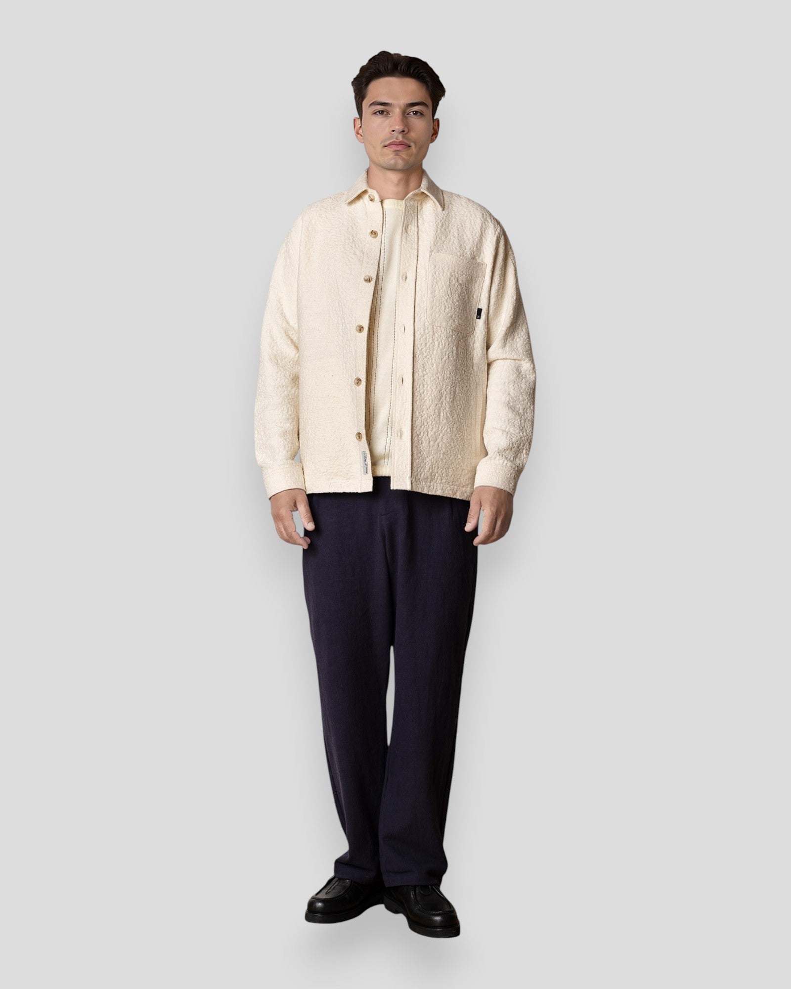 Camden Overshirt - Ecru