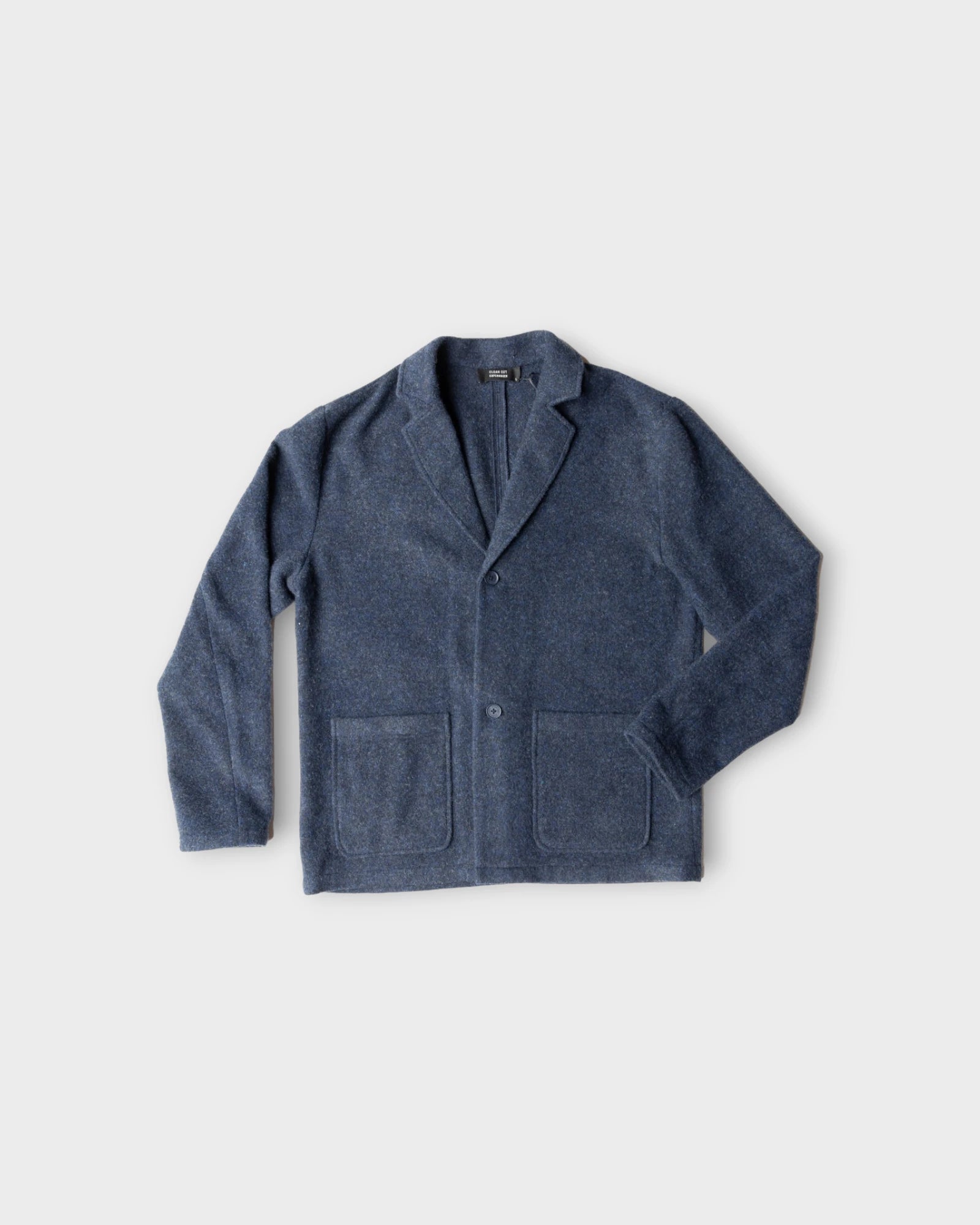 George Blazer Navy - Blå Clean Cut Copenhagen Blazer til Mænd. Her set forfra.