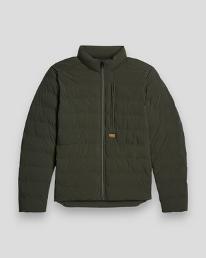 G-STAR RAW Foundation Liner JKT in Asfalt, stylish jacket with a sleek design and comfortable fit, shown front view.