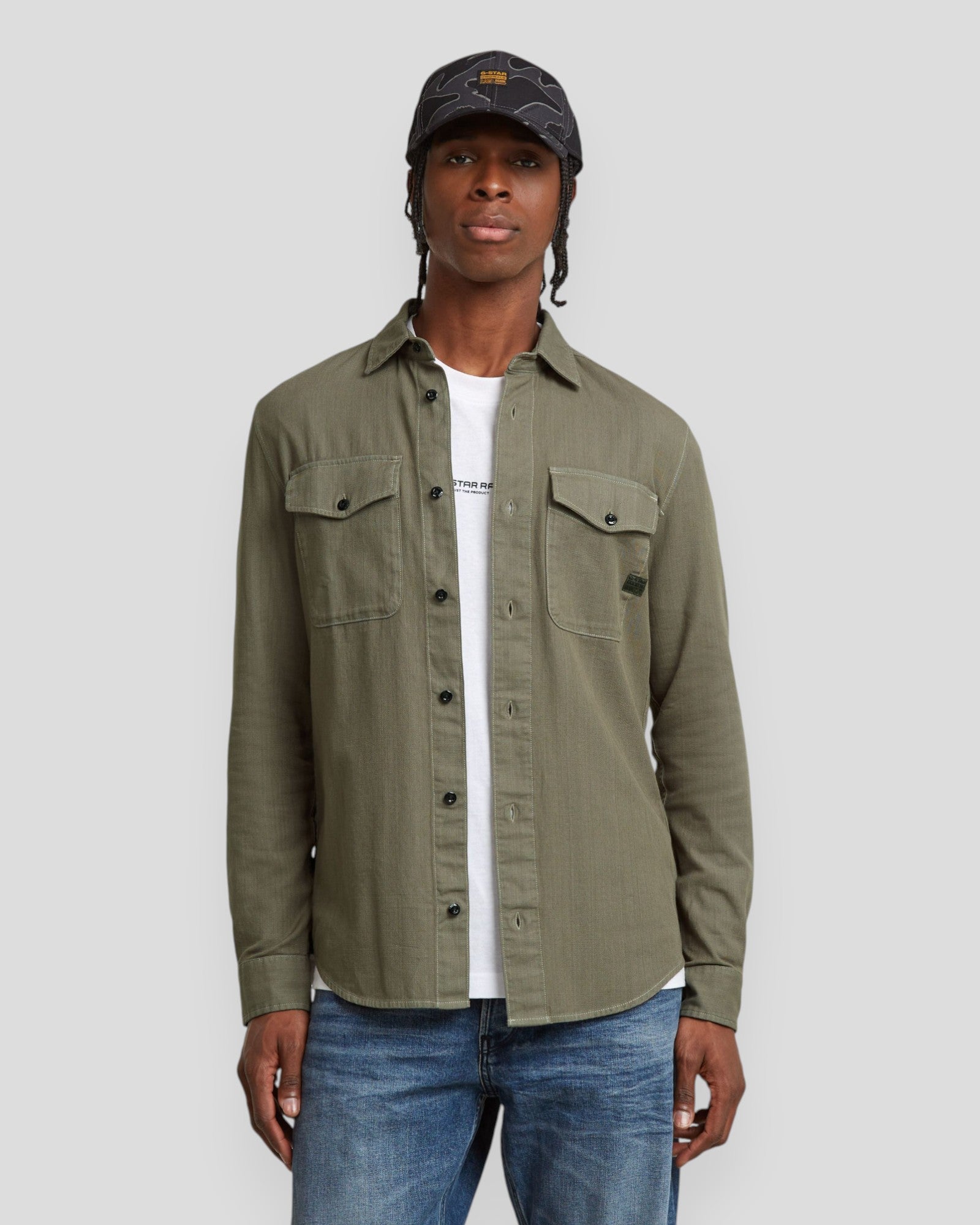 Marine Slim Shirt LS - Shamrock GD