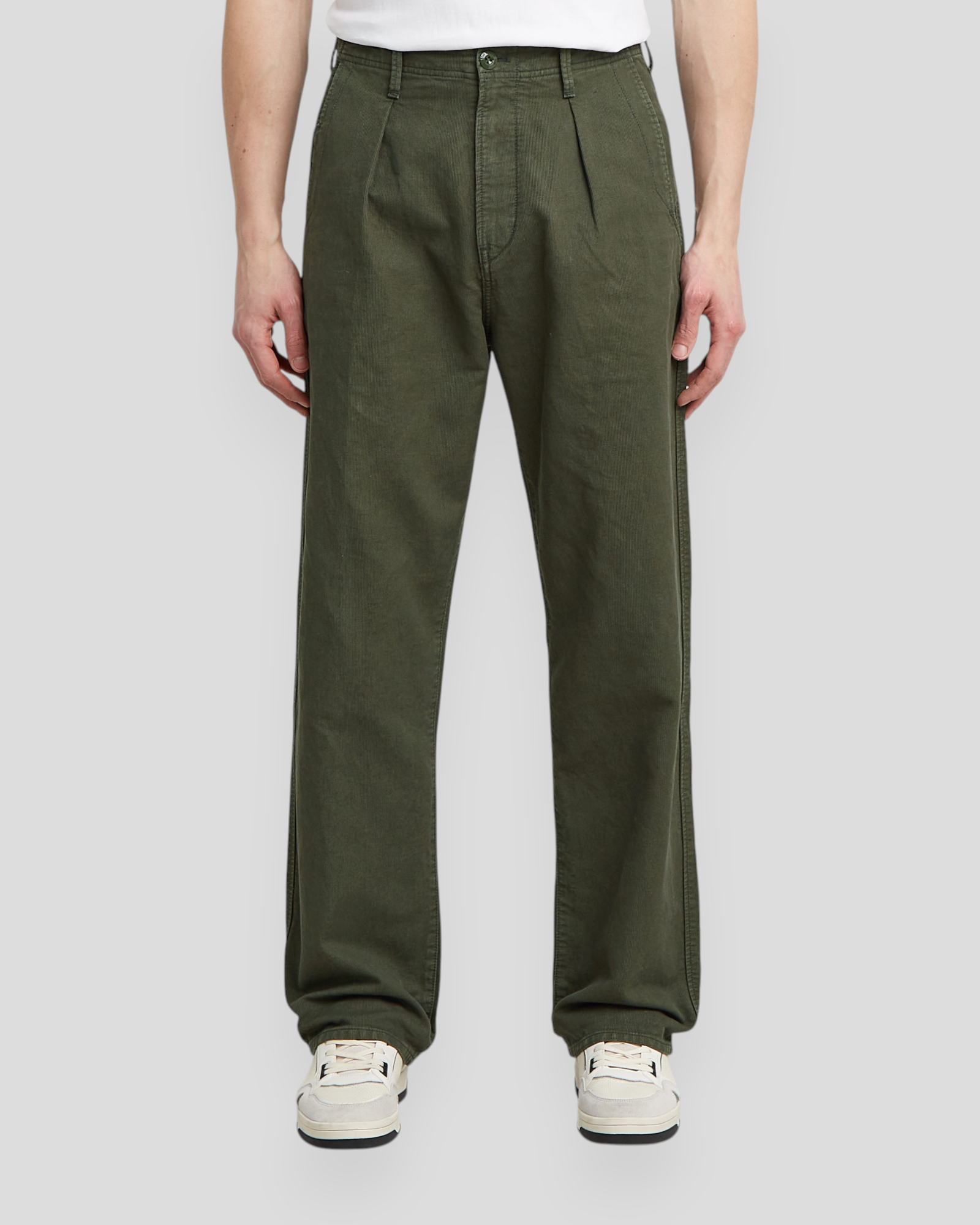 Pleated Chino Relaxed - Asfalt GD