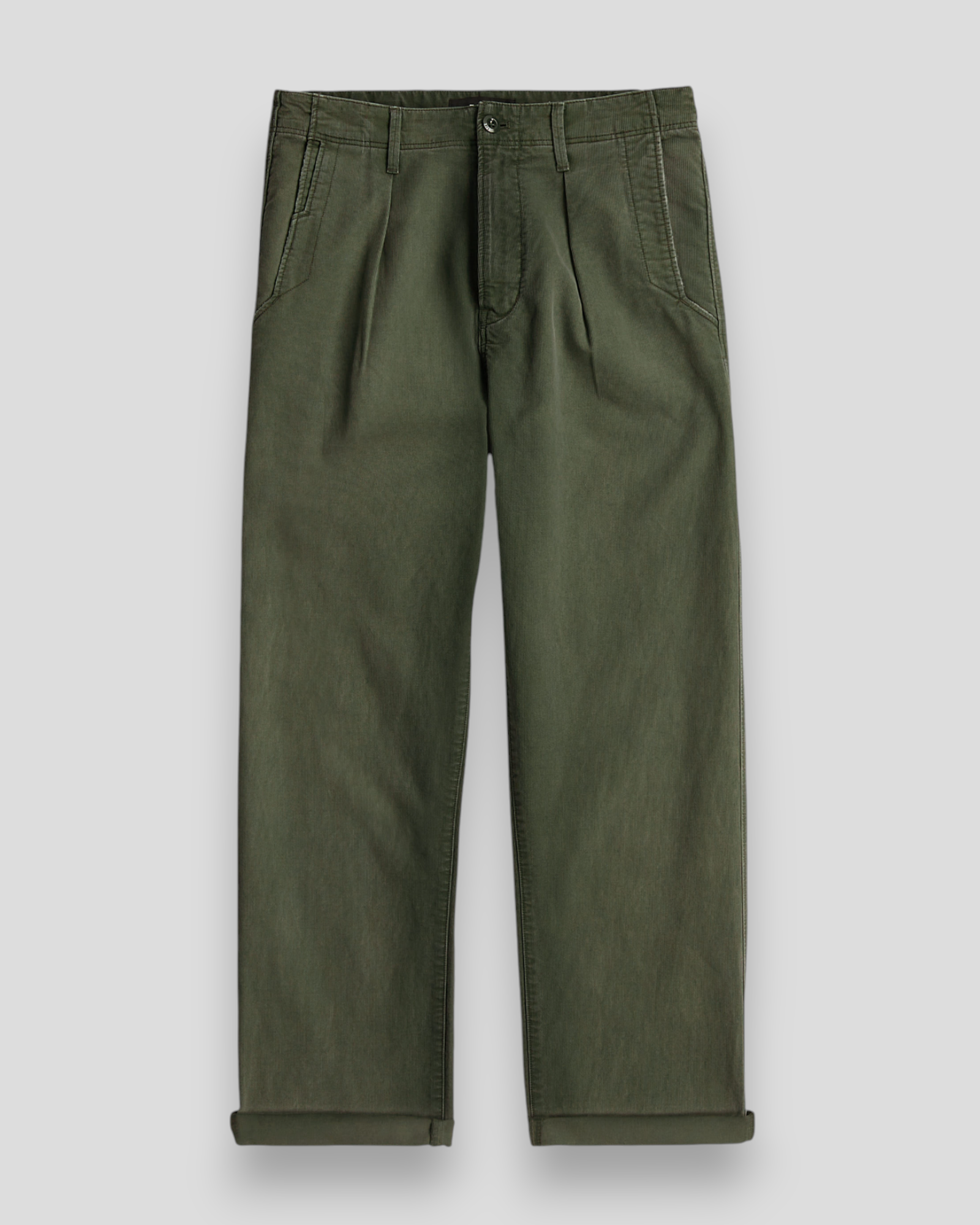 Pleated Chino Relaxed - Asfalt GD