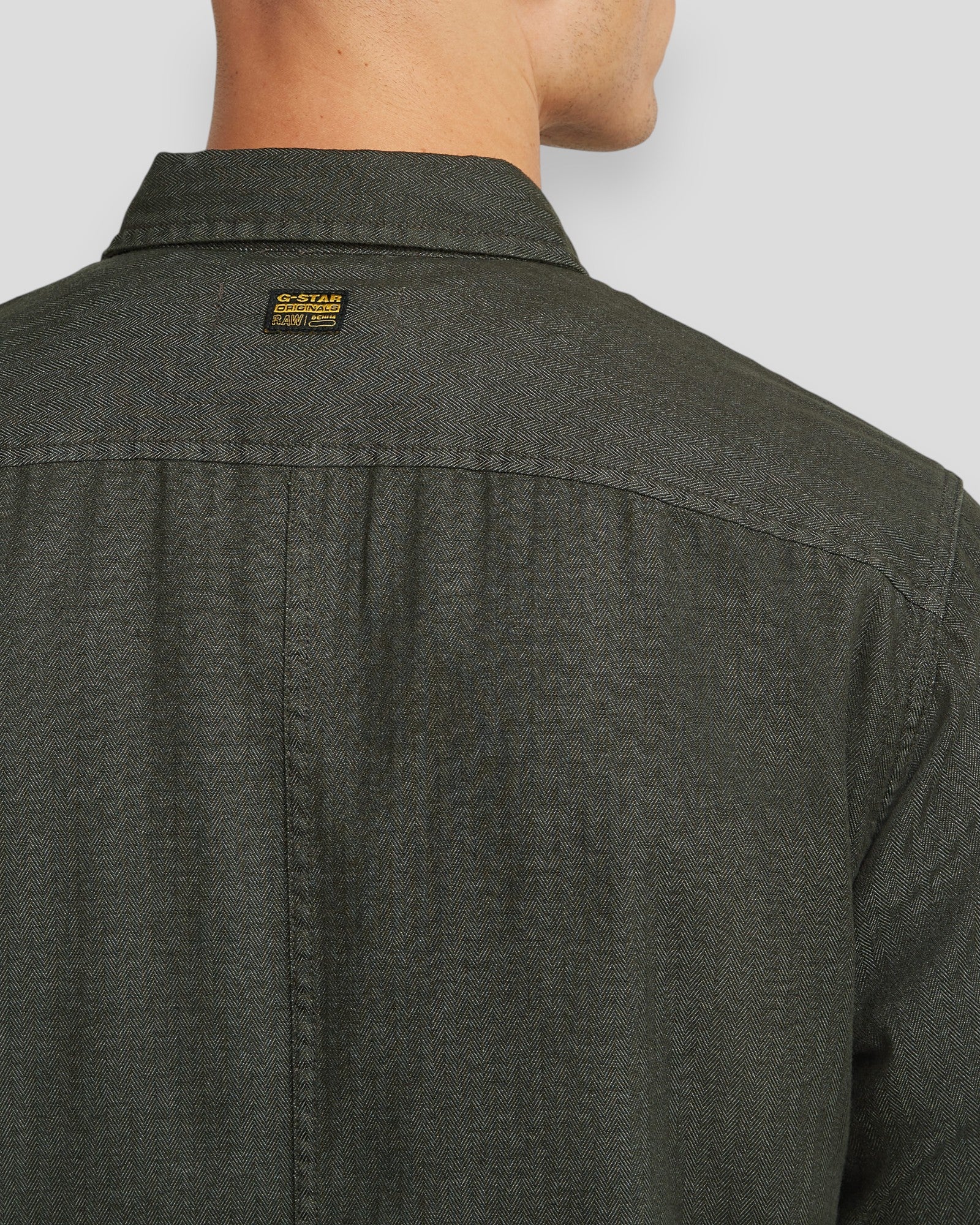 Panelled Pocket Regular Shirt LS - Asfalt GD