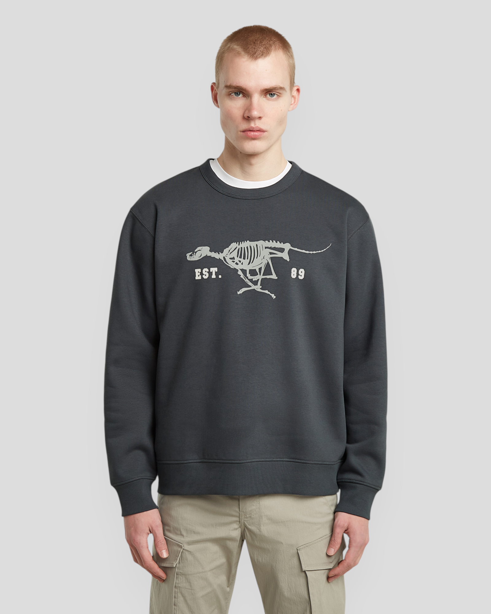 Running Dog Back GR Sweatshirt - India Ink