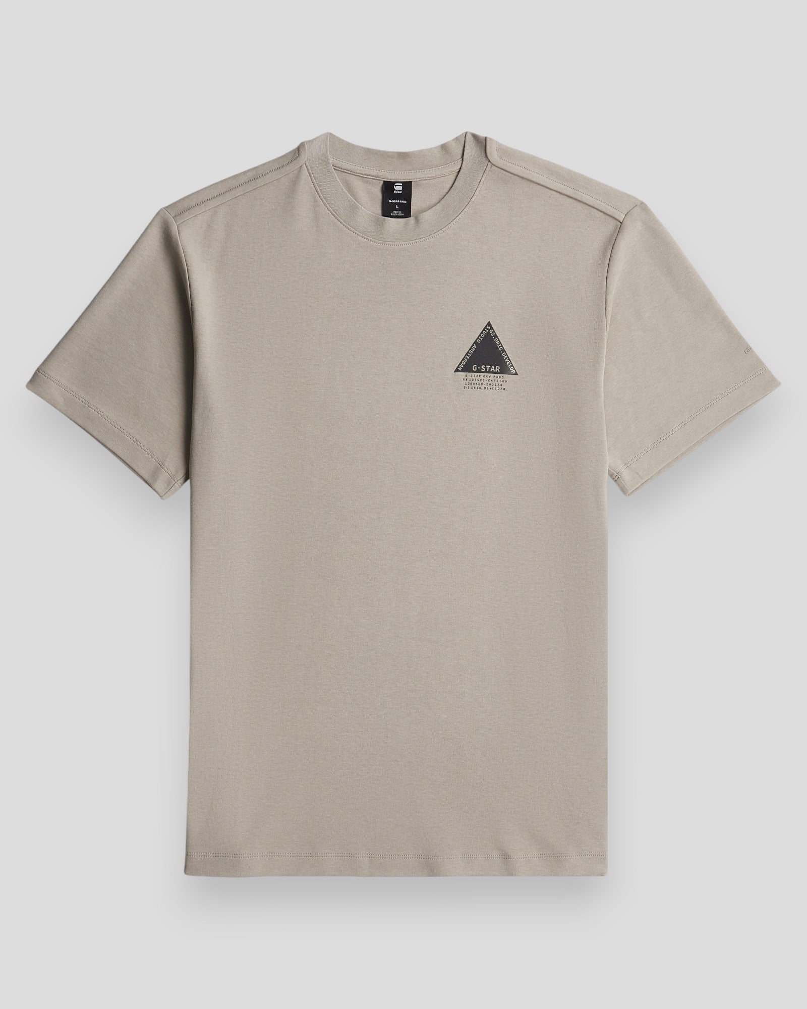 Small Logo R Tee - Elephant Skin