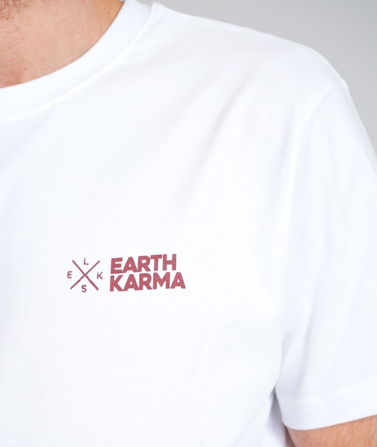 Earth Karma Brushed T-shirt - White