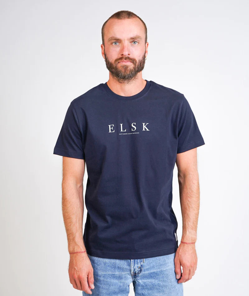 Pure Brushed T-shirt - Navy