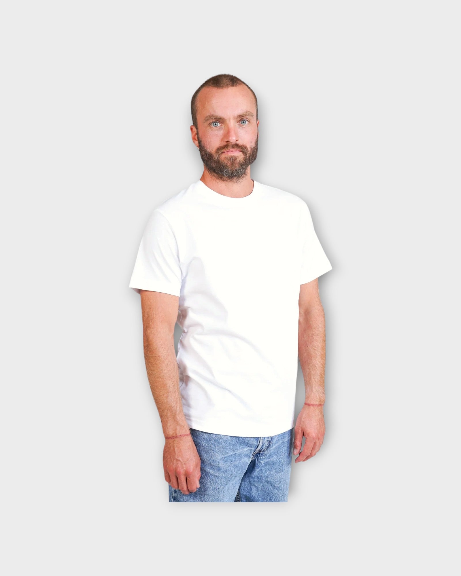 Essential Men´s Brushed T-shirt - Optic White