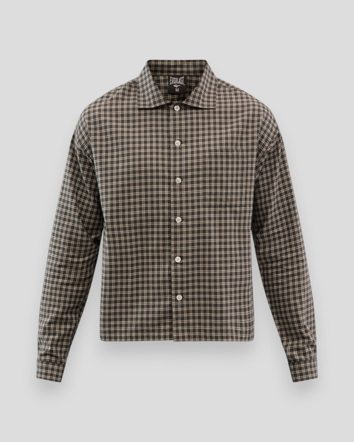 Boxy Shirt LS - Smoke Blue