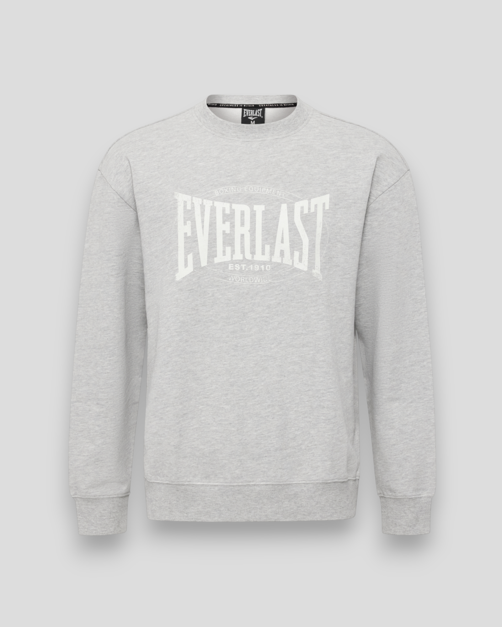 Logo Crew Sweat - Light Grey Melange